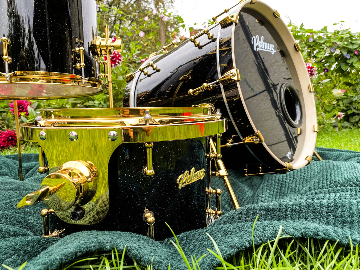 Polmuz Maple Model 2 - 20/10/12/16 - Black Sparkle, Golden Hardware - zdjęcie 11