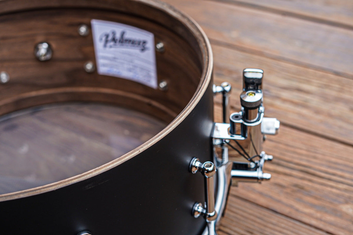 Polmuz Walnut Snare 14x6,5 Focus Ring - Black Matte Oil - zdjęcie 9