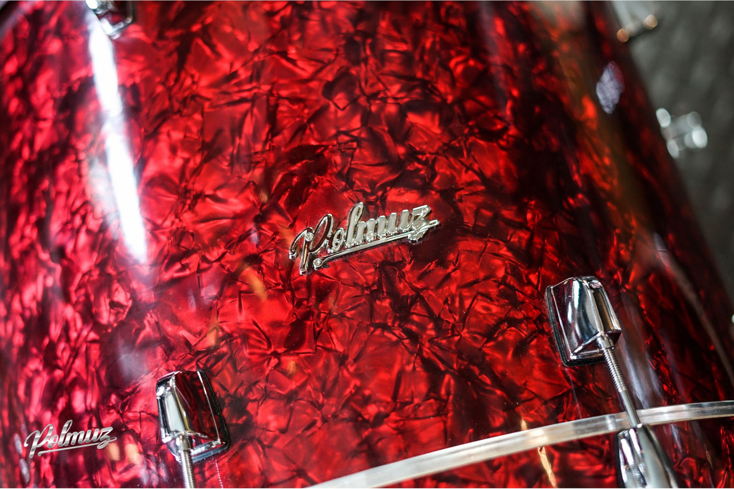 Polmuz Birch Model 3 (18/12/14/14) - no hardware - vintage red pearl — zdjęcie 4