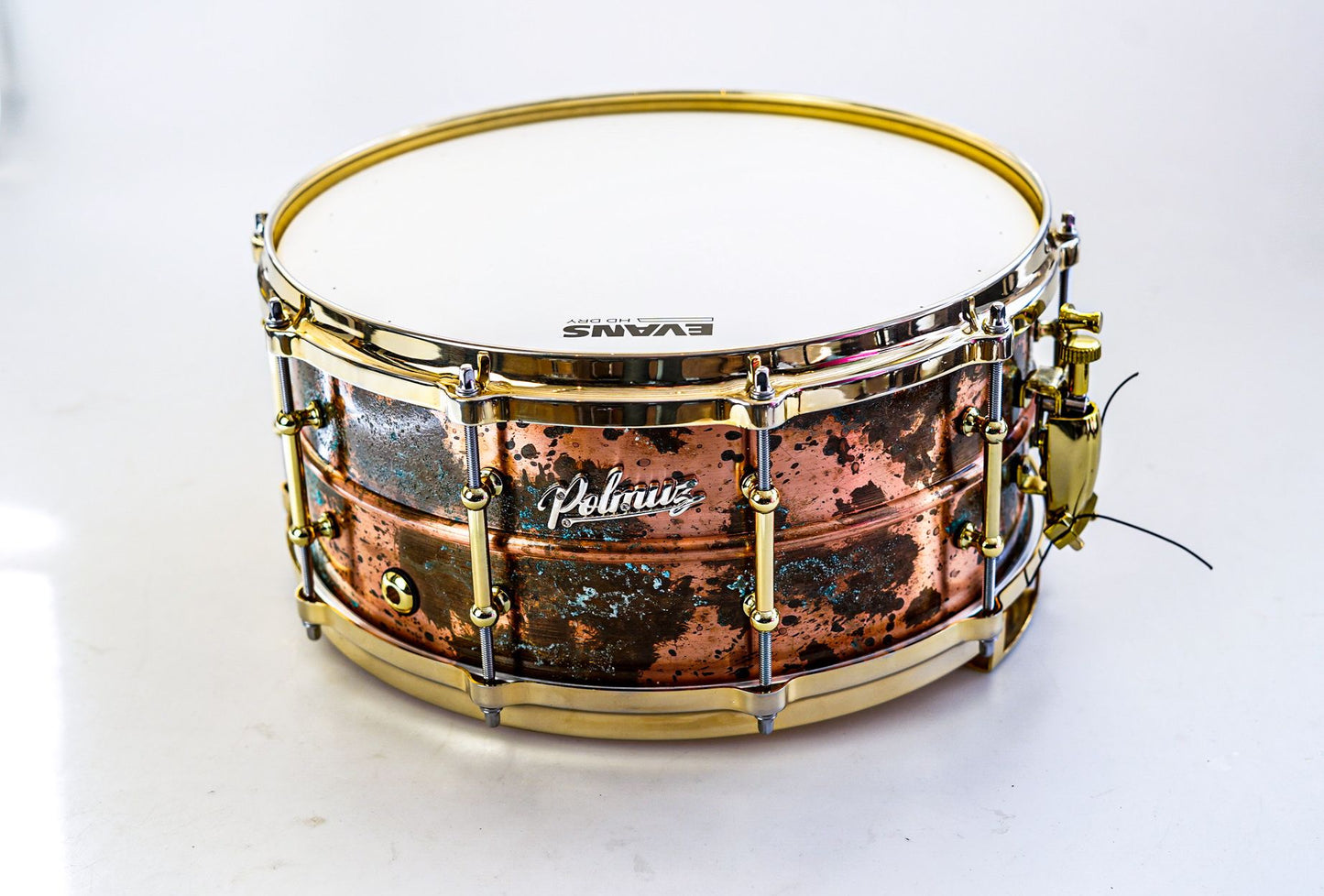 Polmuz Copper Snare 14x6,5 - werbel miedziany postarzany, made in Poland