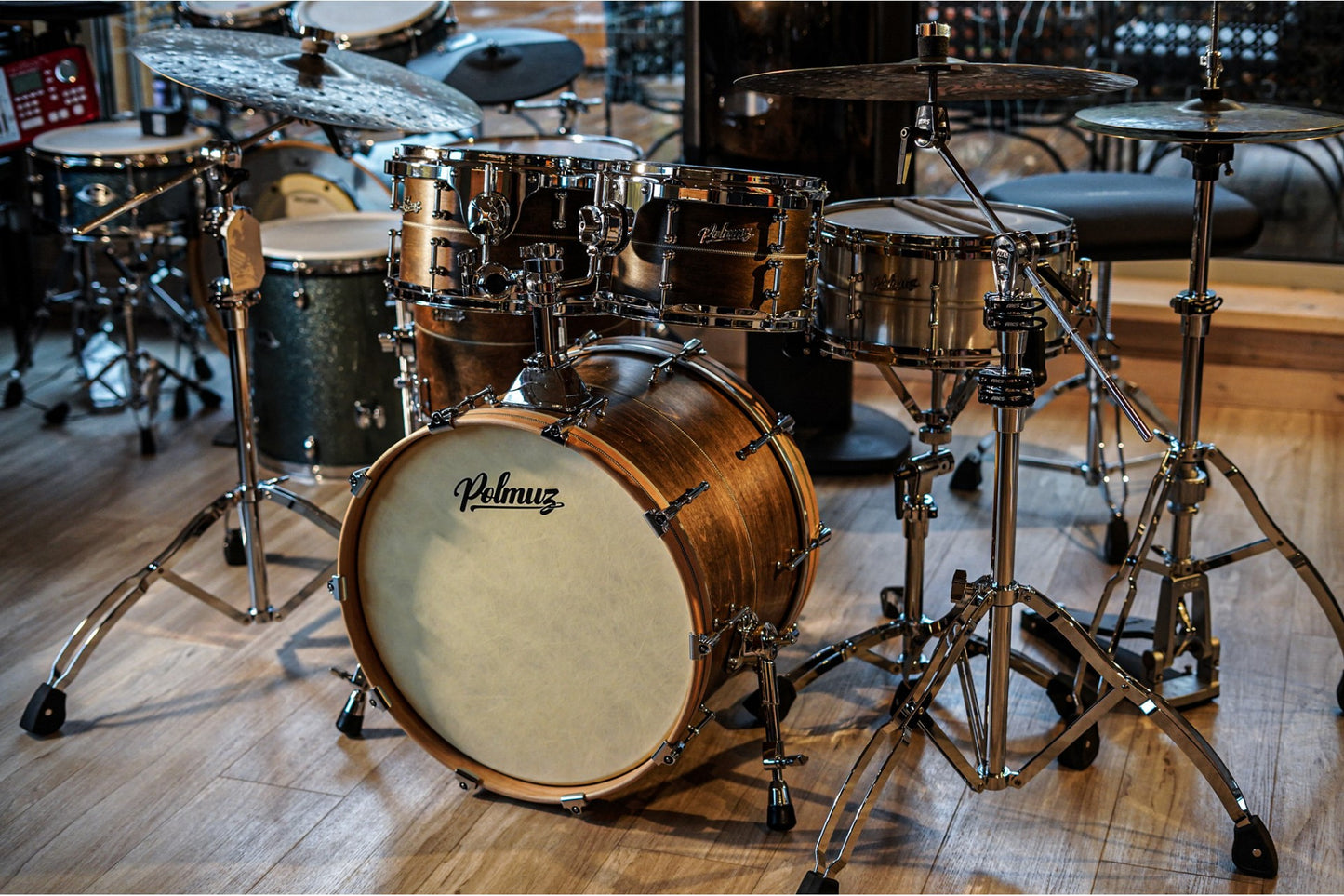 Polmuz Maple Model 1 - 20/10/12//14/16 - Inlayed Satin Dark Brown — zdjęcie 9