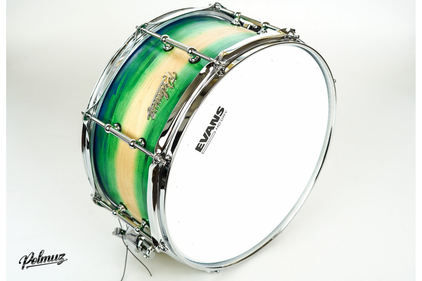 Polmuz model 1 Maple Artist 13x6,5 Blue Green Natural Fade made in Poland — zdjęcie 5