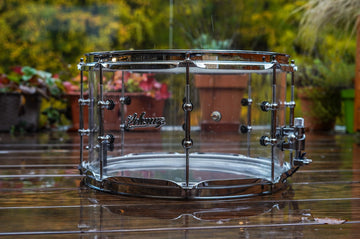 Polmuz model 2 acrylic - werbel akrylowy 14x8 transparent - cross lugs - die cast
