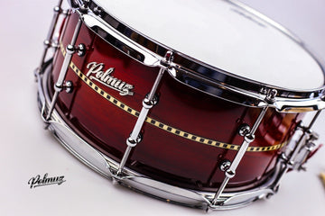 Polmuz Walnut Snare (13x6.5) - Sun Brust with Wood Inlay Stripe - NIEPRODUKOWANY