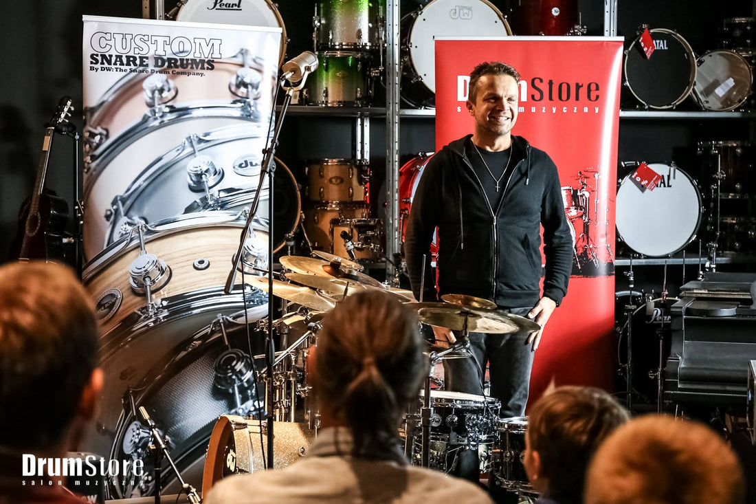 Warsztaty perkusyjne z Cezarym Konradem (23.10.18) w DrumStore