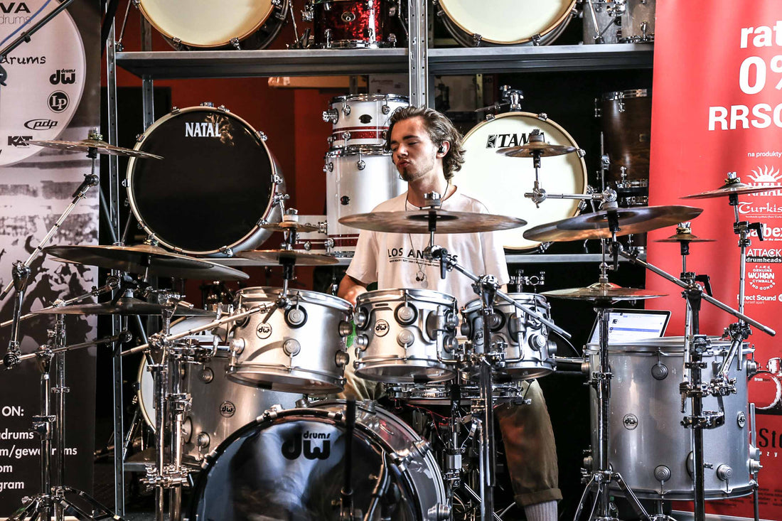 Pokaz perkusyjny Igora Faleckiego w DrumStore (02.09.2019r.)
