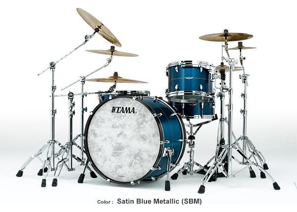 Perkusja Tama Star w wykończeniu Satin Blue Metallic