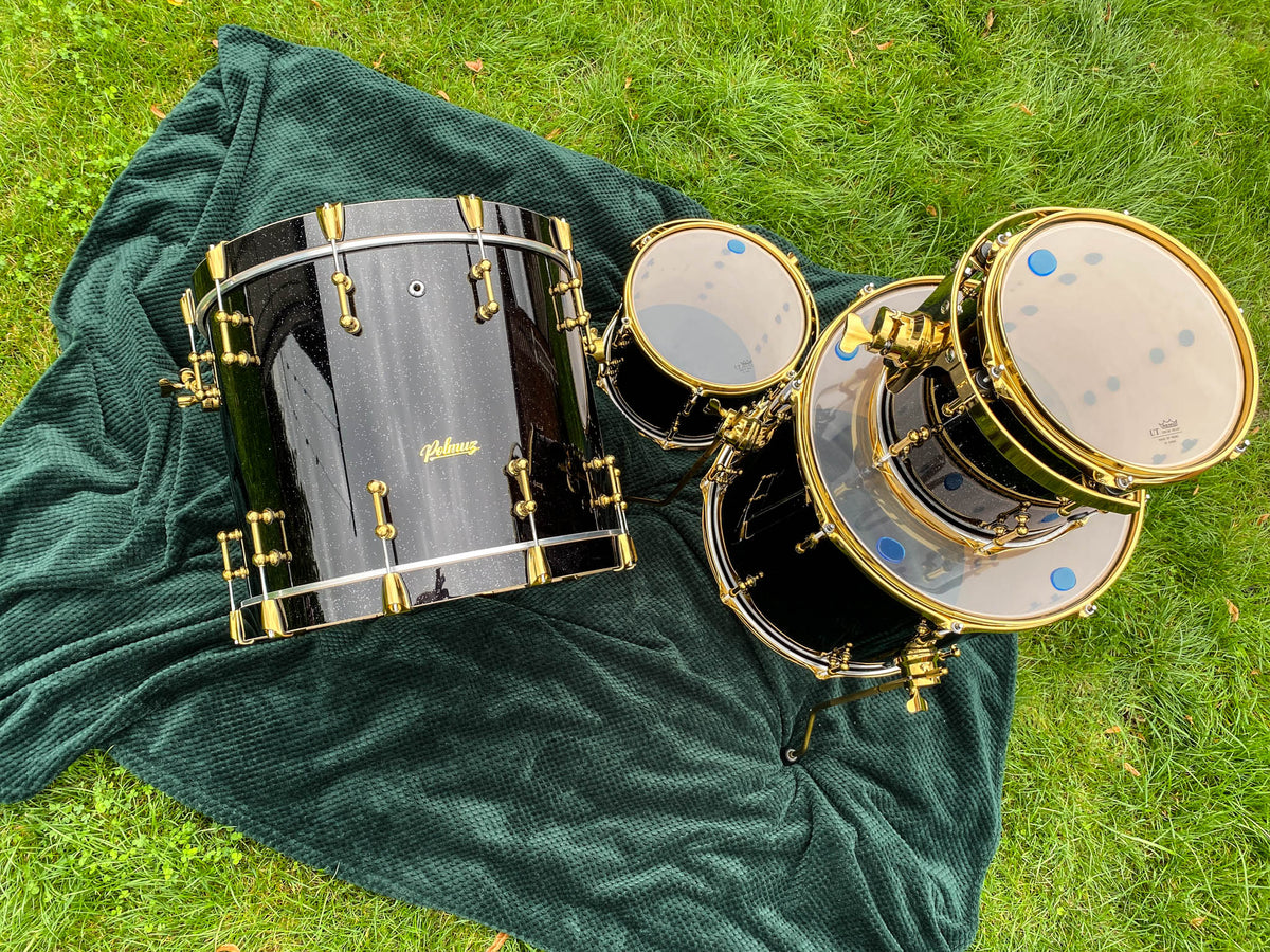 Polmuz Maple Model 2 - 20/10/12/16 - Black Sparkle, Golden Hardware - zdjęcie 6