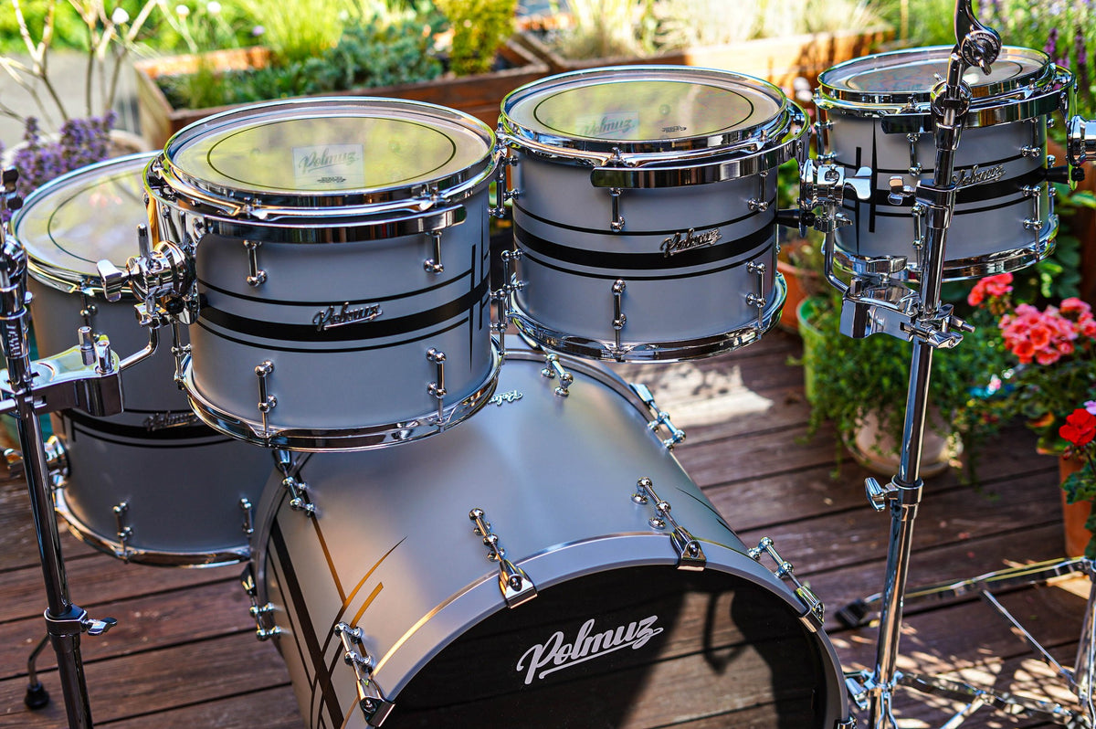 Polmuz Maple Model 2 - 22/10/12/13/16 - Satin Grey Custom Stripes - zdjęcie 1