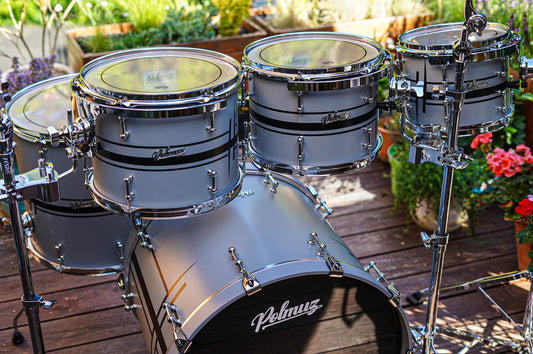 Polmuz Maple Model 2 - 22/10/12/13/16 - Satin Grey Custom Stripes - zdjęcie 1