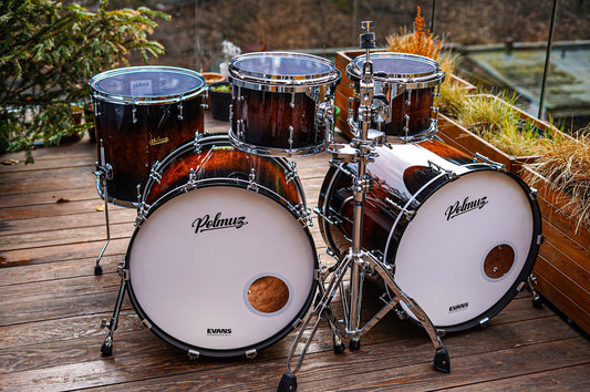 Polmuz Bubinga Model 1 - 22/22/10/12/16 - Premium Quilted Bubinga Burst - zdjęcie 1