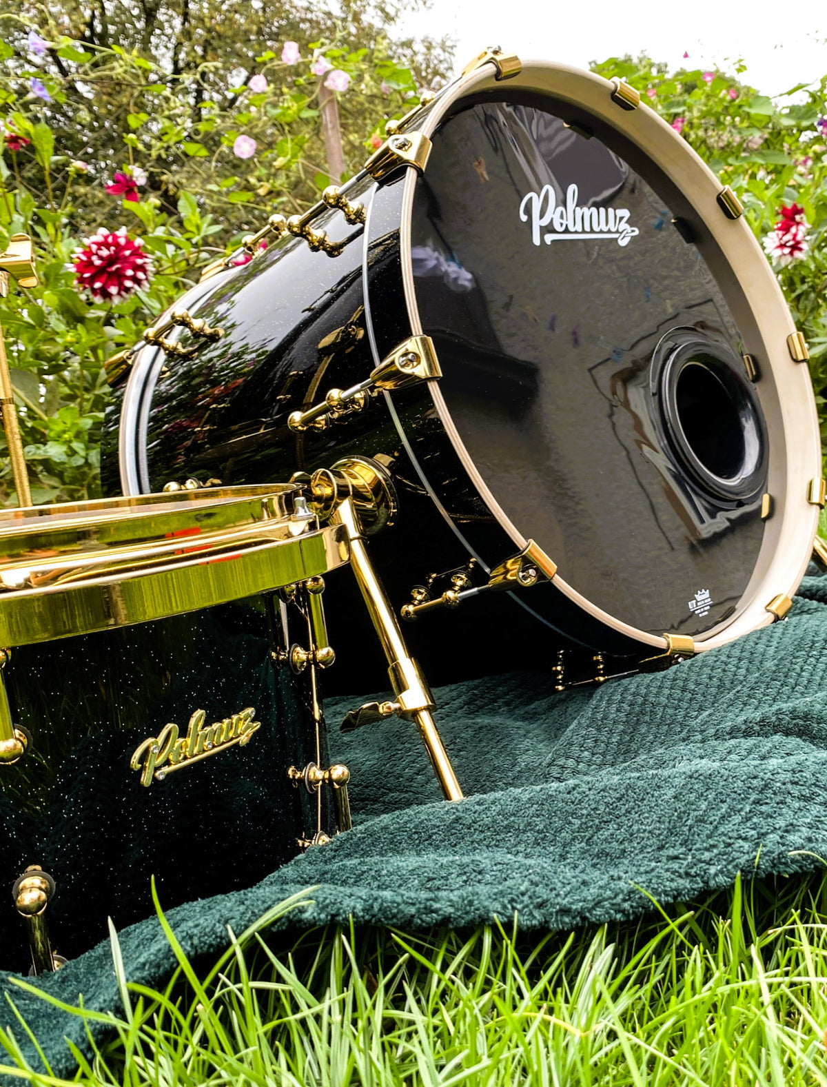 Polmuz Maple Model 2 - 20/10/12/16 - Black Sparkle, Golden Hardware - zdjęcie 8