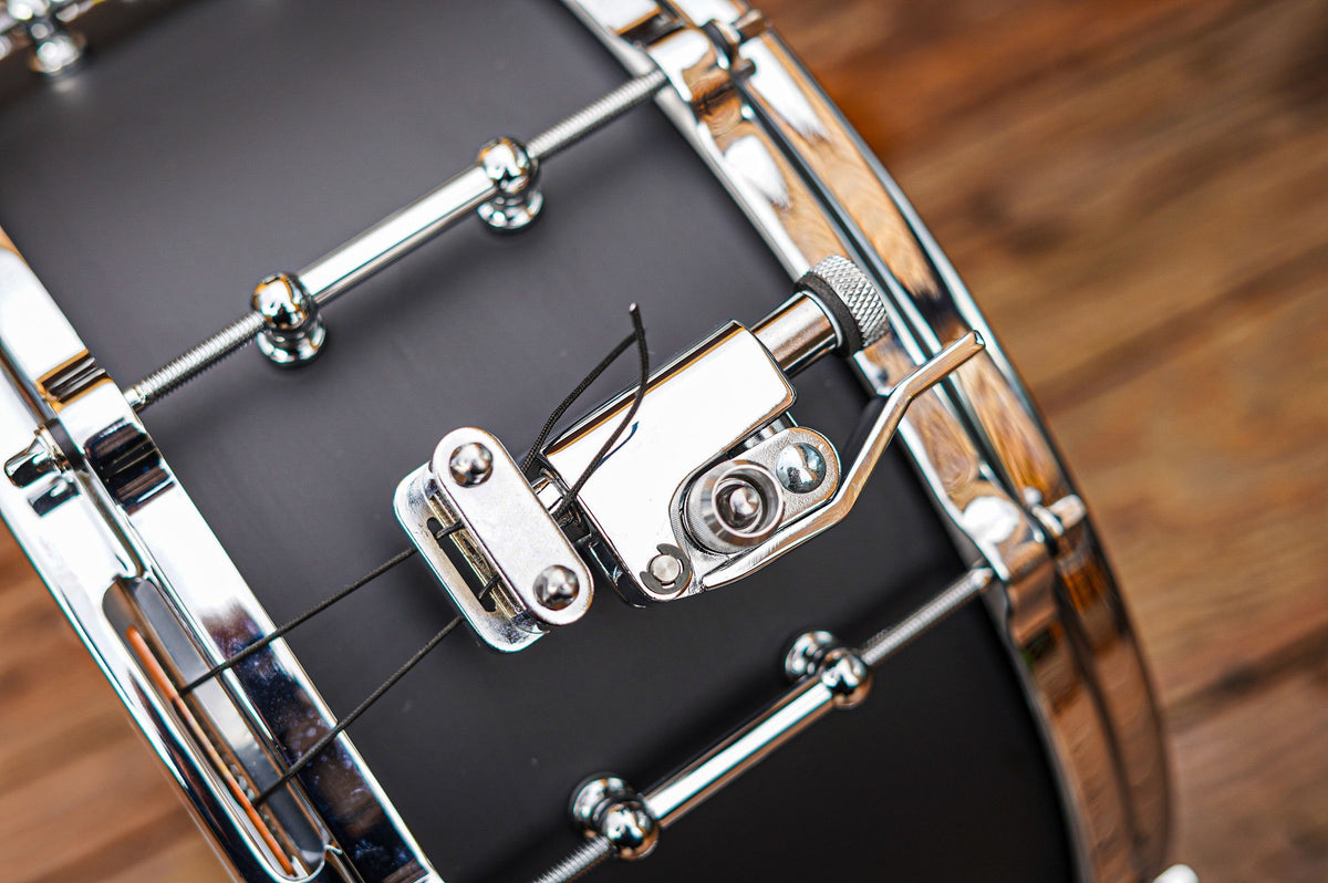 Polmuz Walnut Snare 14x6,5 Focus Ring - Black Matte Oil - zdjęcie 4