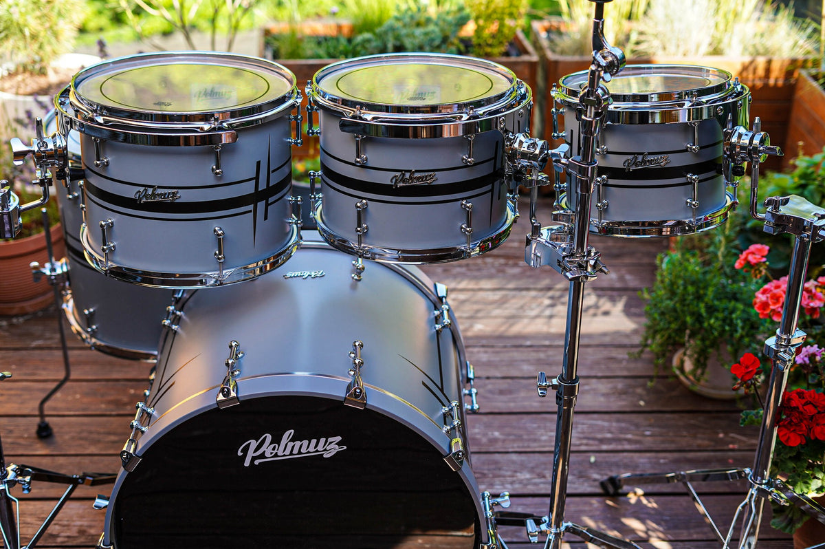 Polmuz Maple Model 2 - 22/10/12/13/16 - Satin Grey Custom Stripes - zdjęcie 4