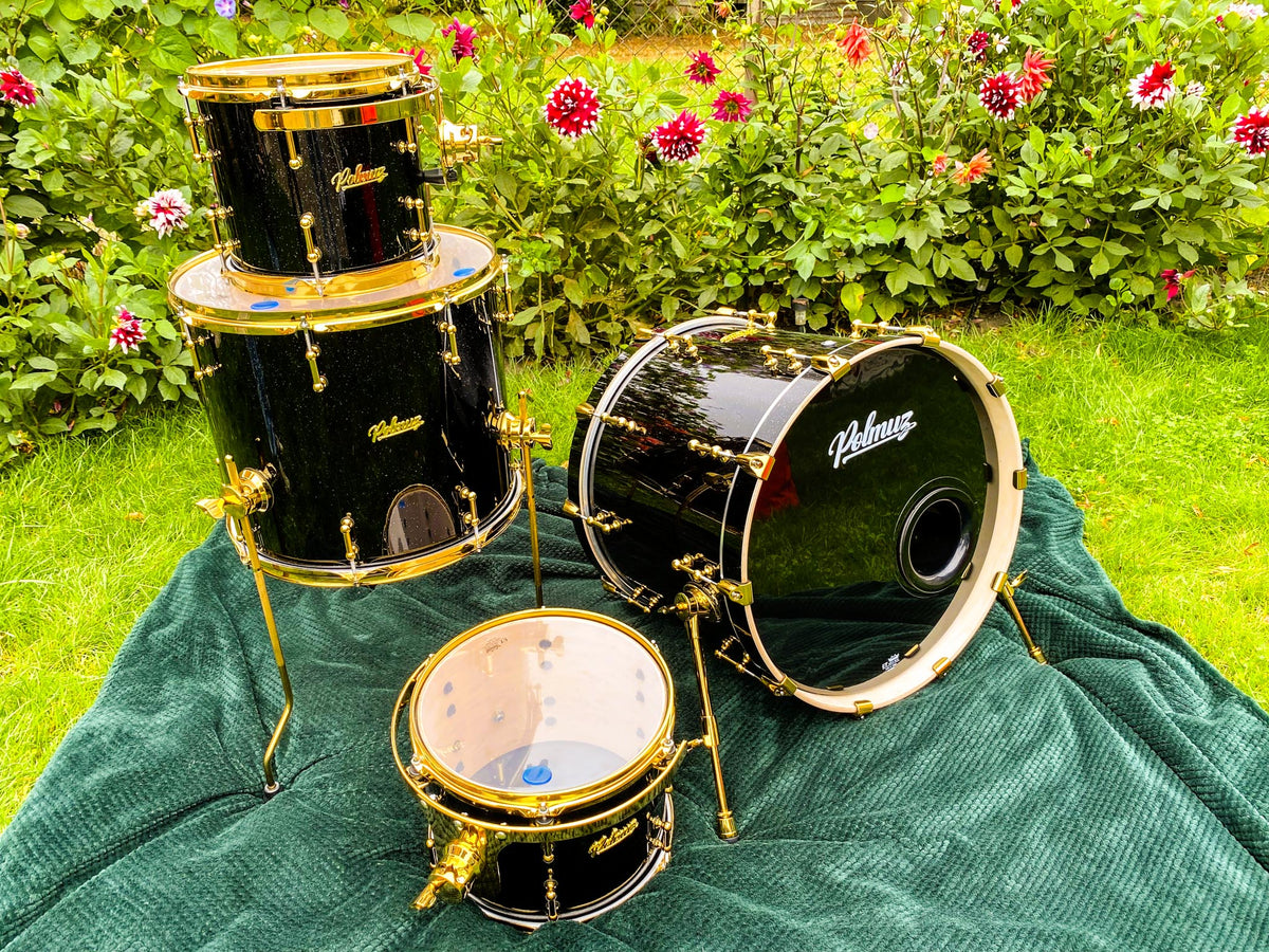 Polmuz Maple Model 2 - 20/10/12/16 - Black Sparkle, Golden Hardware - zdjęcie 9