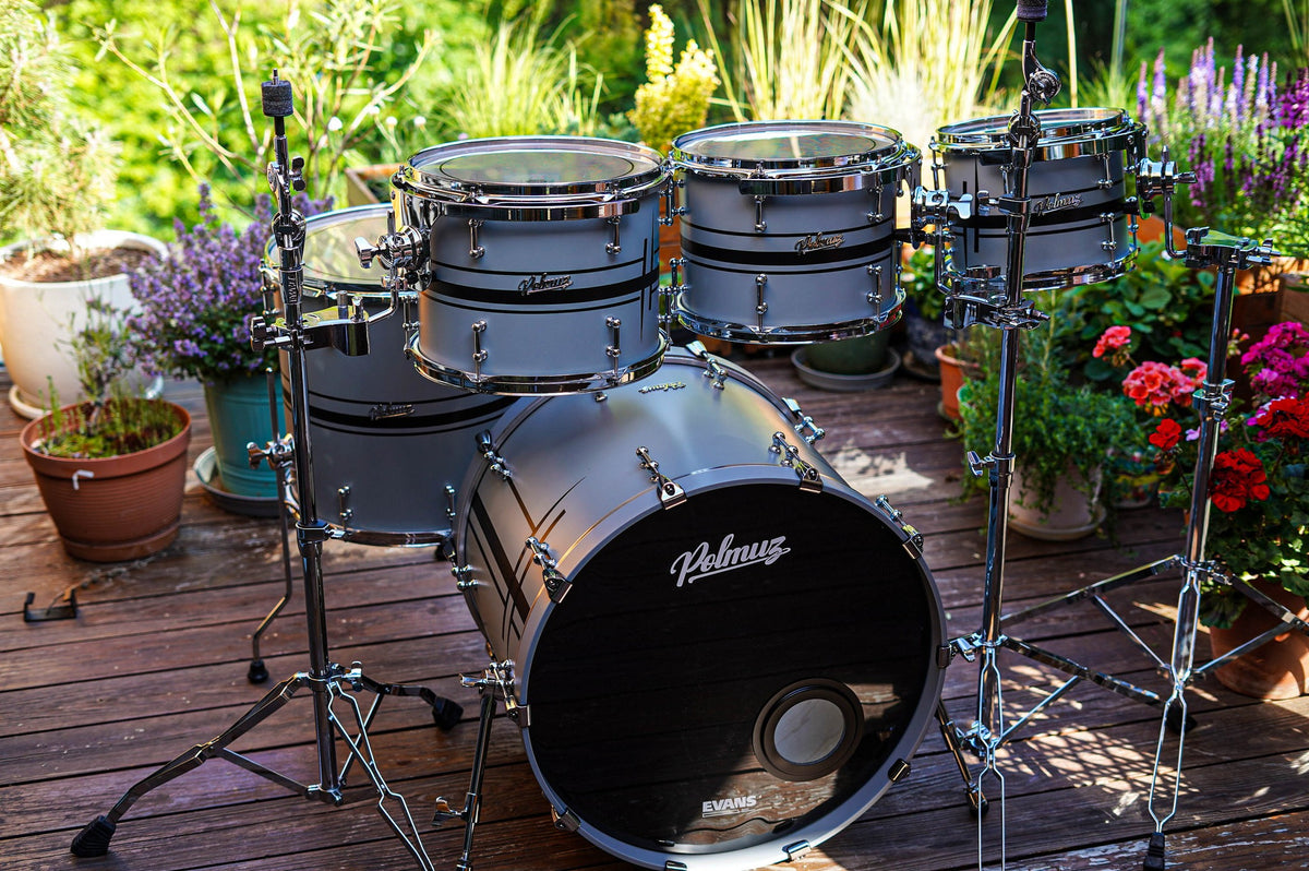 Polmuz Maple Model 2 - 22/10/12/13/16 - Satin Grey Custom Stripes - zdjęcie 5