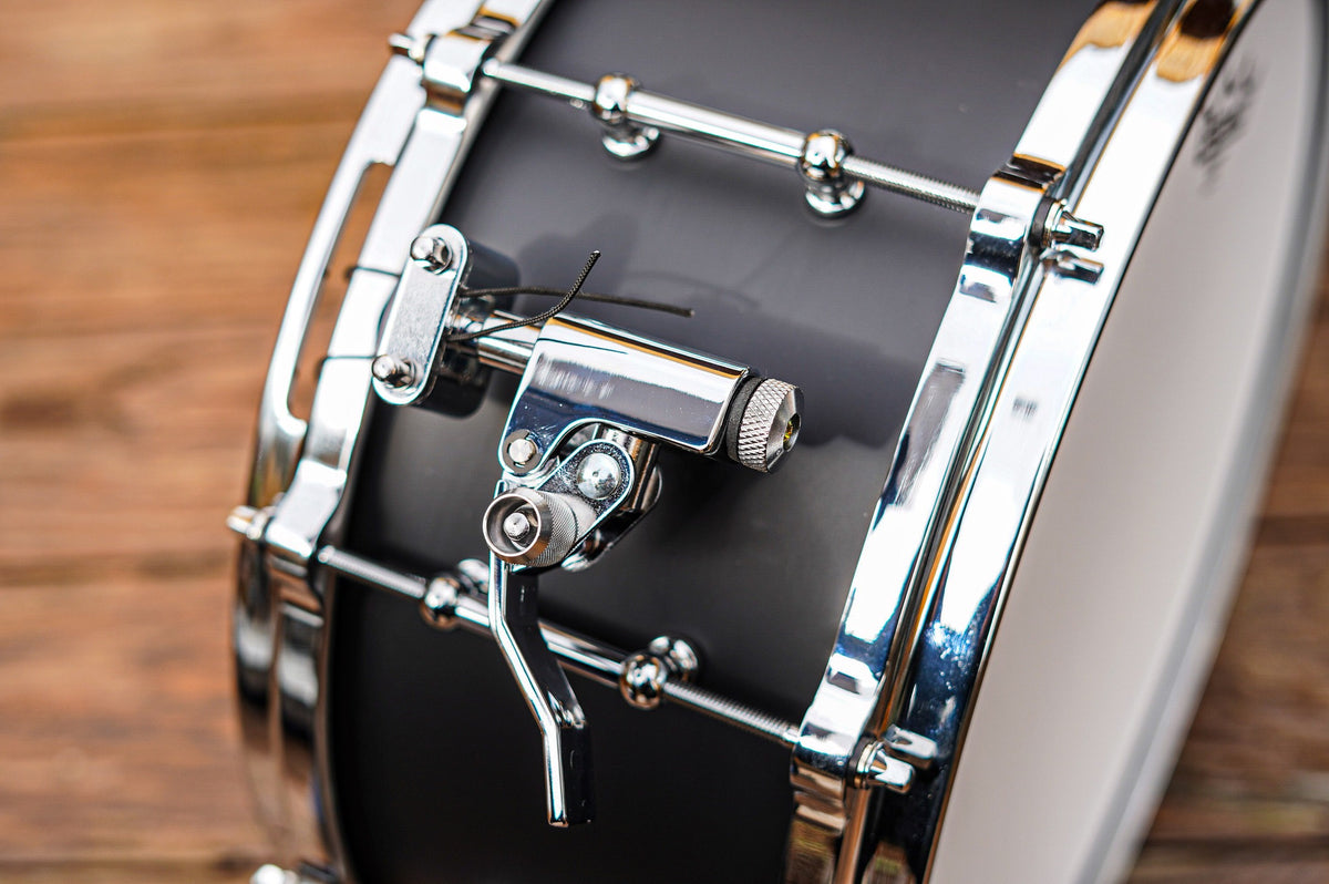 Polmuz Walnut Snare 14x6,5 Focus Ring - Black Matte Oil - zdjęcie 5