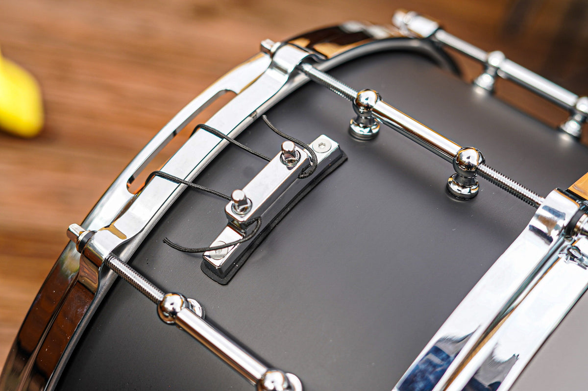 Polmuz Walnut Snare 14x6,5 Focus Ring - Black Matte Oil - zdjęcie 7