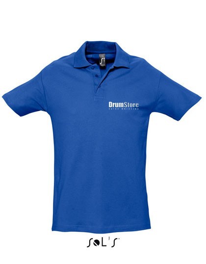 DrumStore Polo - męskie - niebieskie L