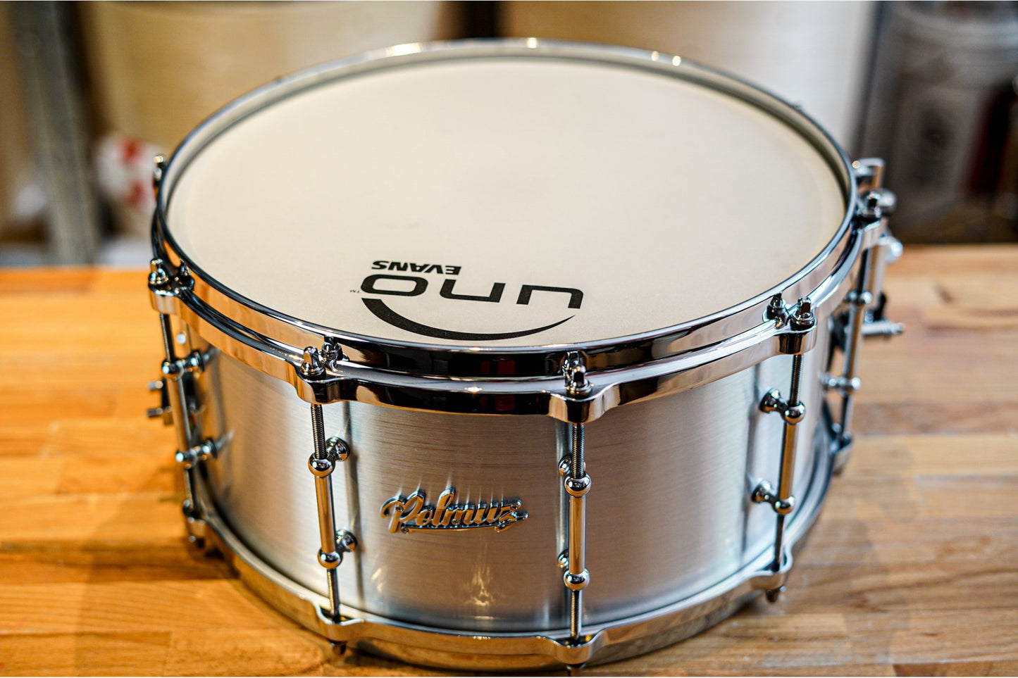Polmuz Aluminium Hairline snare 14x6,5 -  werbel die cast v3 rev 2 — zdjęcie 6