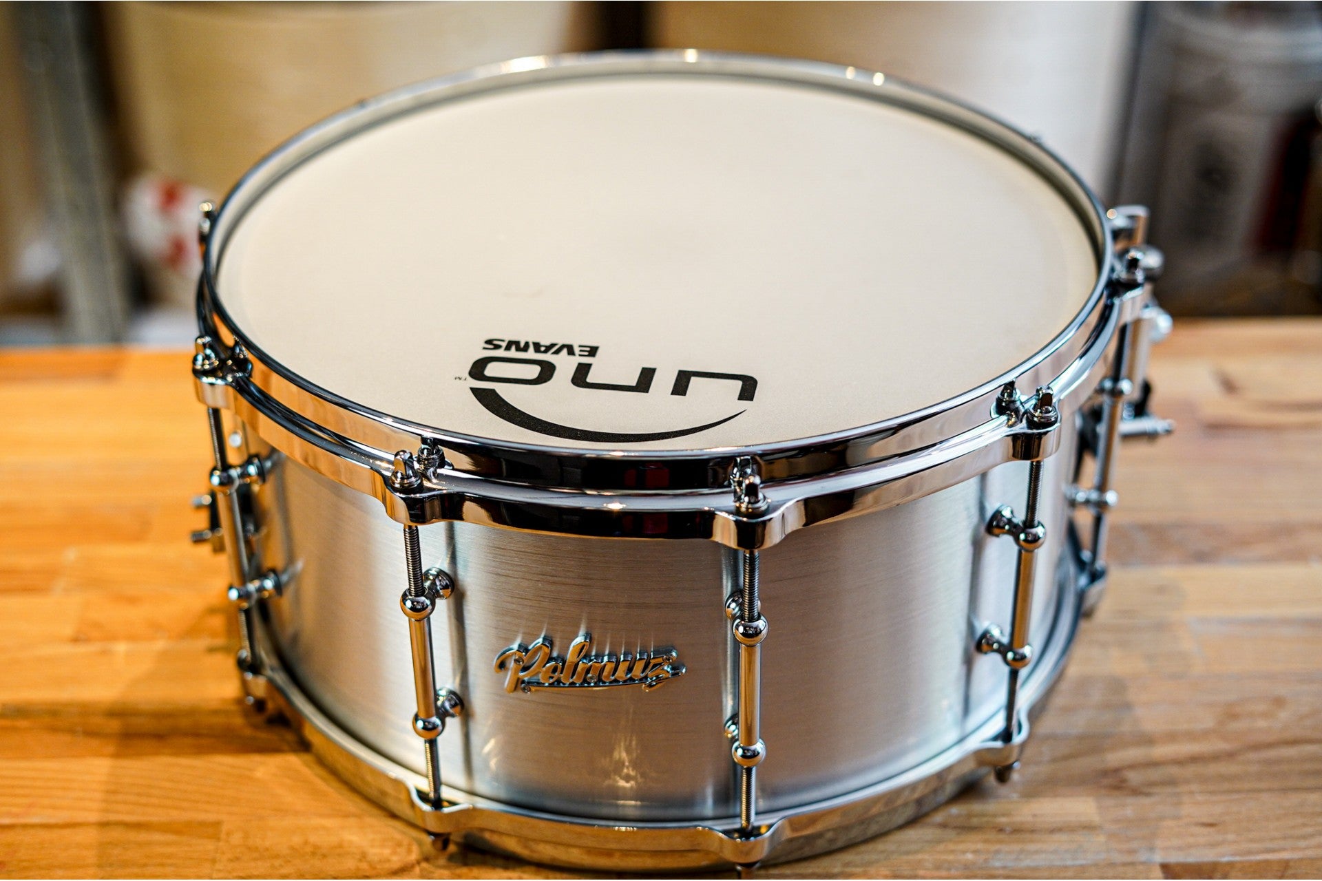 Polmuz Aluminium Hairline snare 14x6,5 -  werbel die cast v3 rev 2 — zdjęcie 6