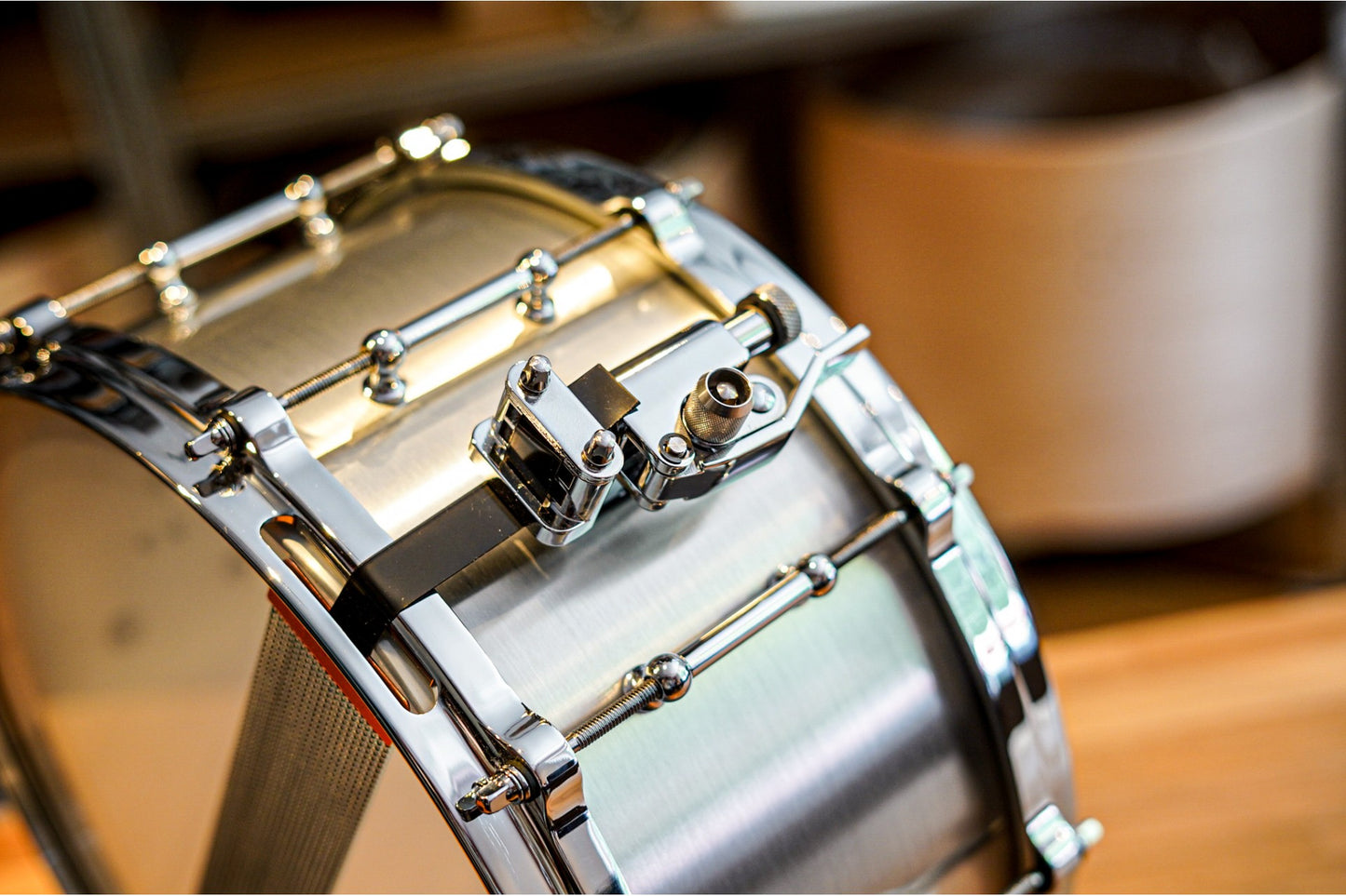 Polmuz Aluminium Hairline snare 14x6,5 -  werbel die cast v3 rev 2 — zdjęcie 3
