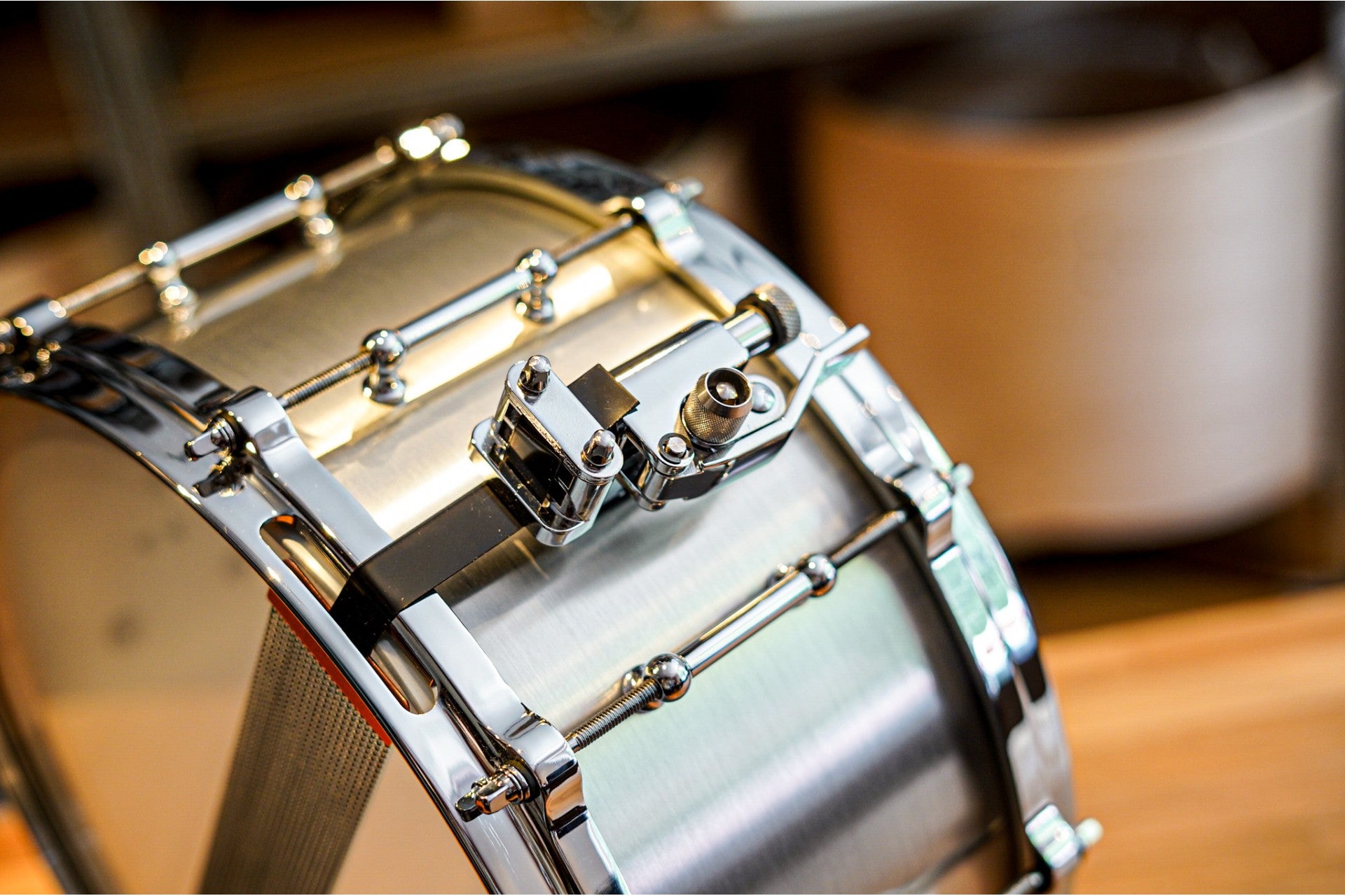 Polmuz Aluminium Hairline snare 14x6,5 -  werbel die cast v3 rev 2 — zdjęcie 3