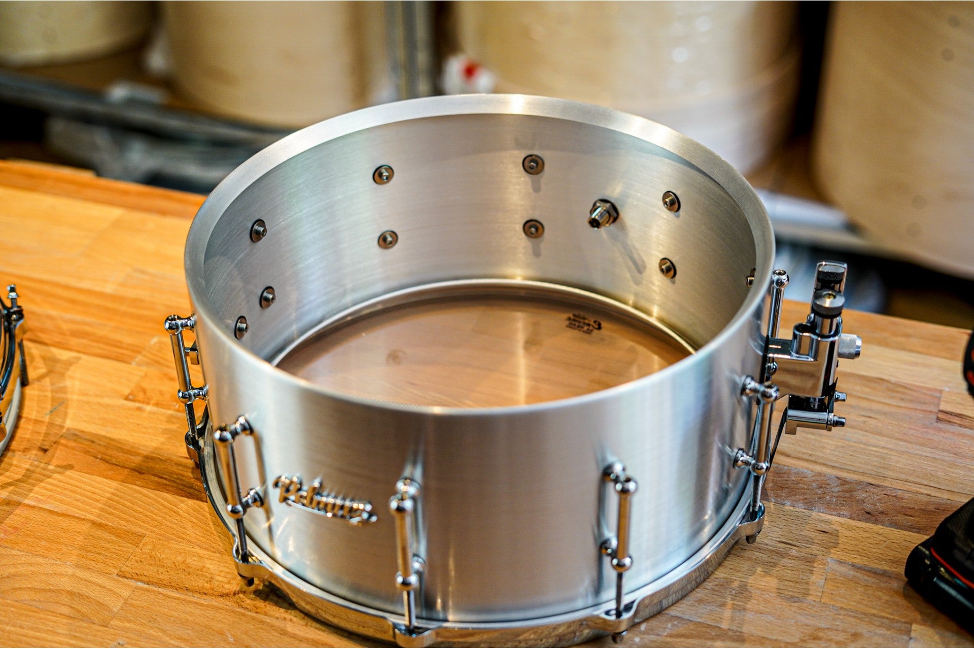 Polmuz Aluminium Hairline snare 14x6,5 -  werbel die cast v3 rev 2 — zdjęcie 7