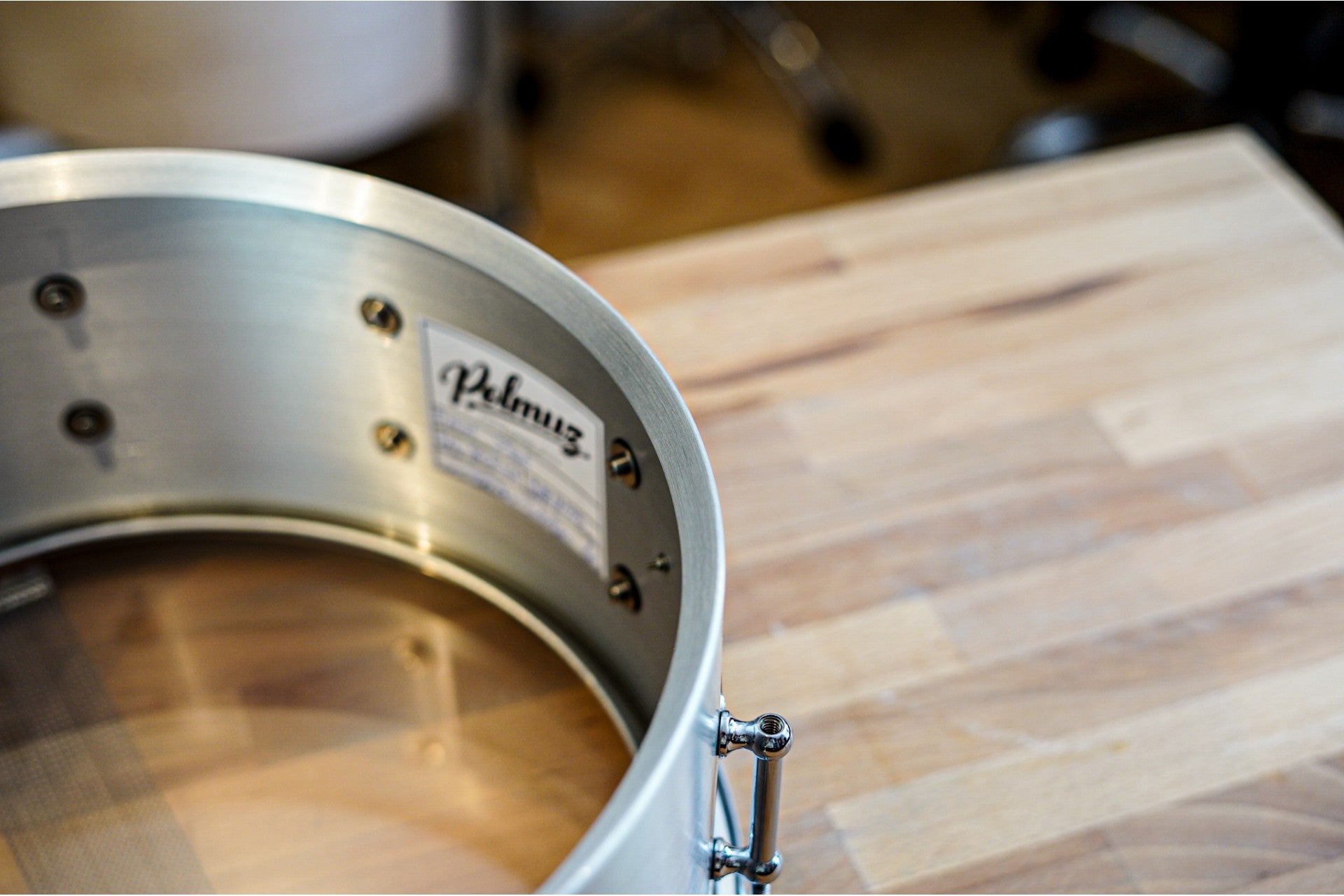 Polmuz Aluminium Hairline snare 14x6,5 -  werbel die cast v3 rev 2 — zdjęcie 8