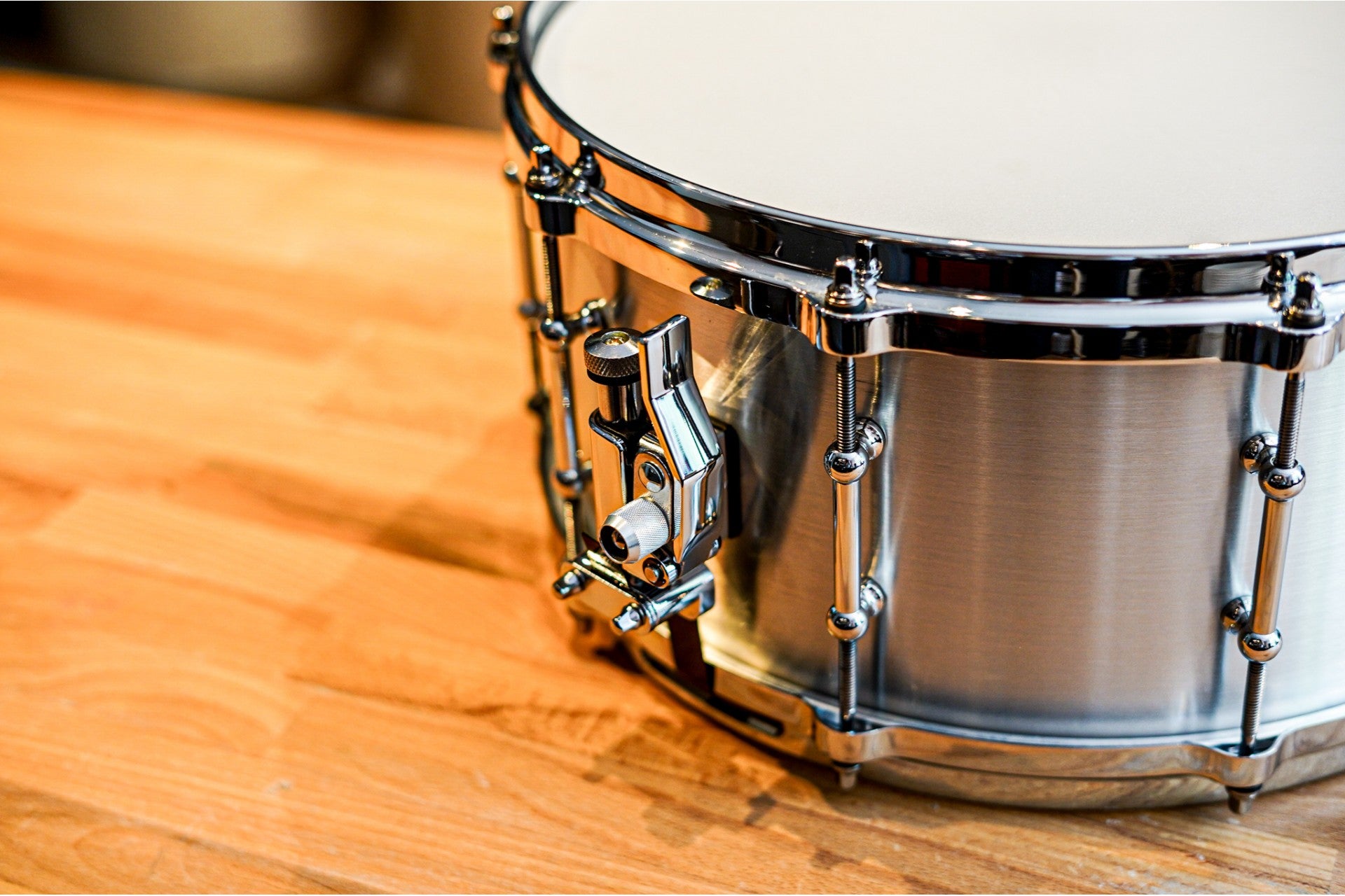 Polmuz Aluminium Hairline snare 14x6,5 -  werbel die cast v3 rev 2 — zdjęcie 2