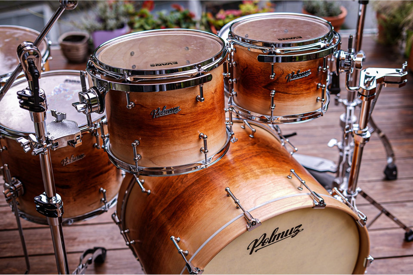 Polmuz Birch Model 1 - 22/10/12/14/16 - Artist Reverse Jatoba Fade