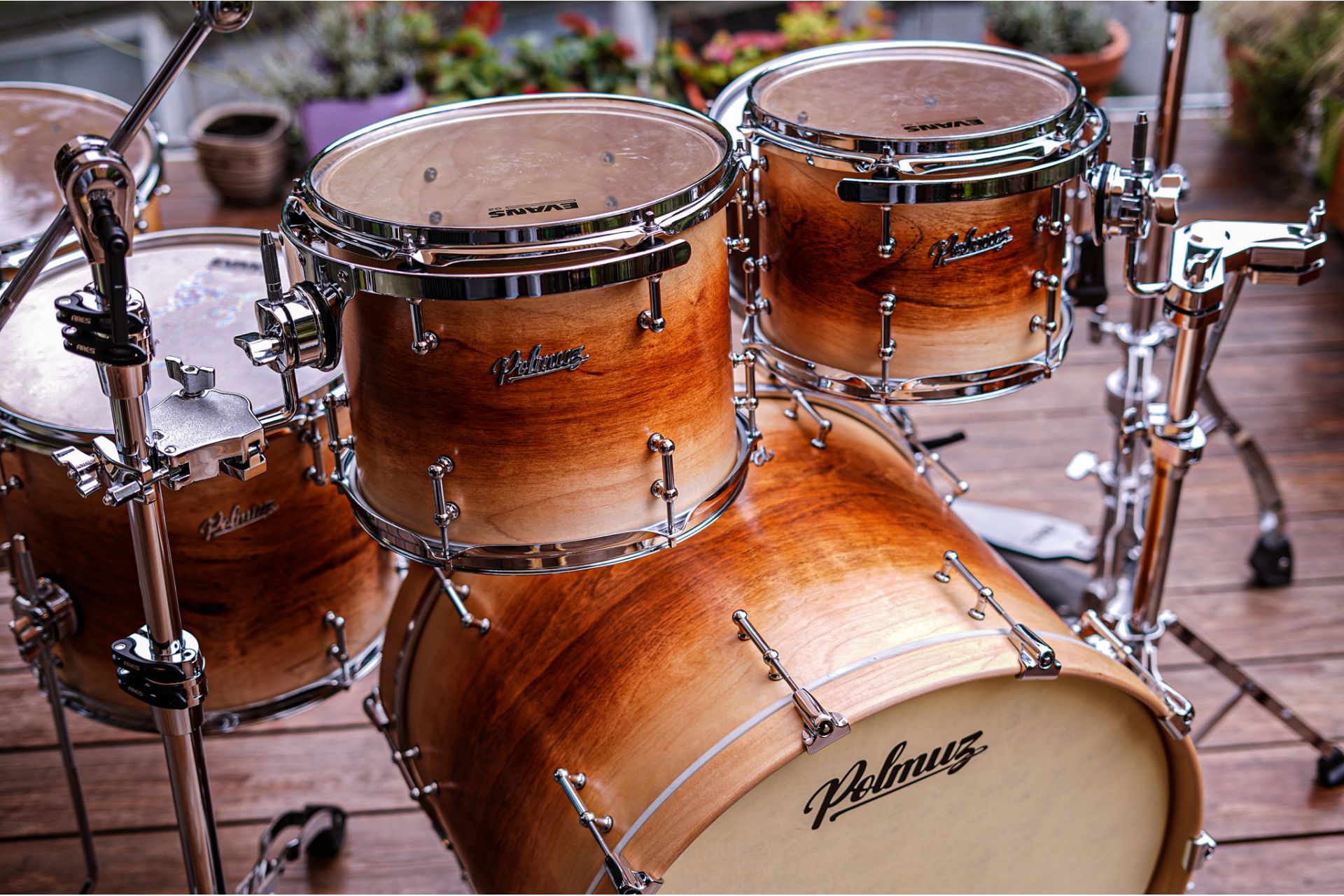 Polmuz Birch Model 1 - 22/10/12/14/16 - Artist Reverse Jatoba Fade