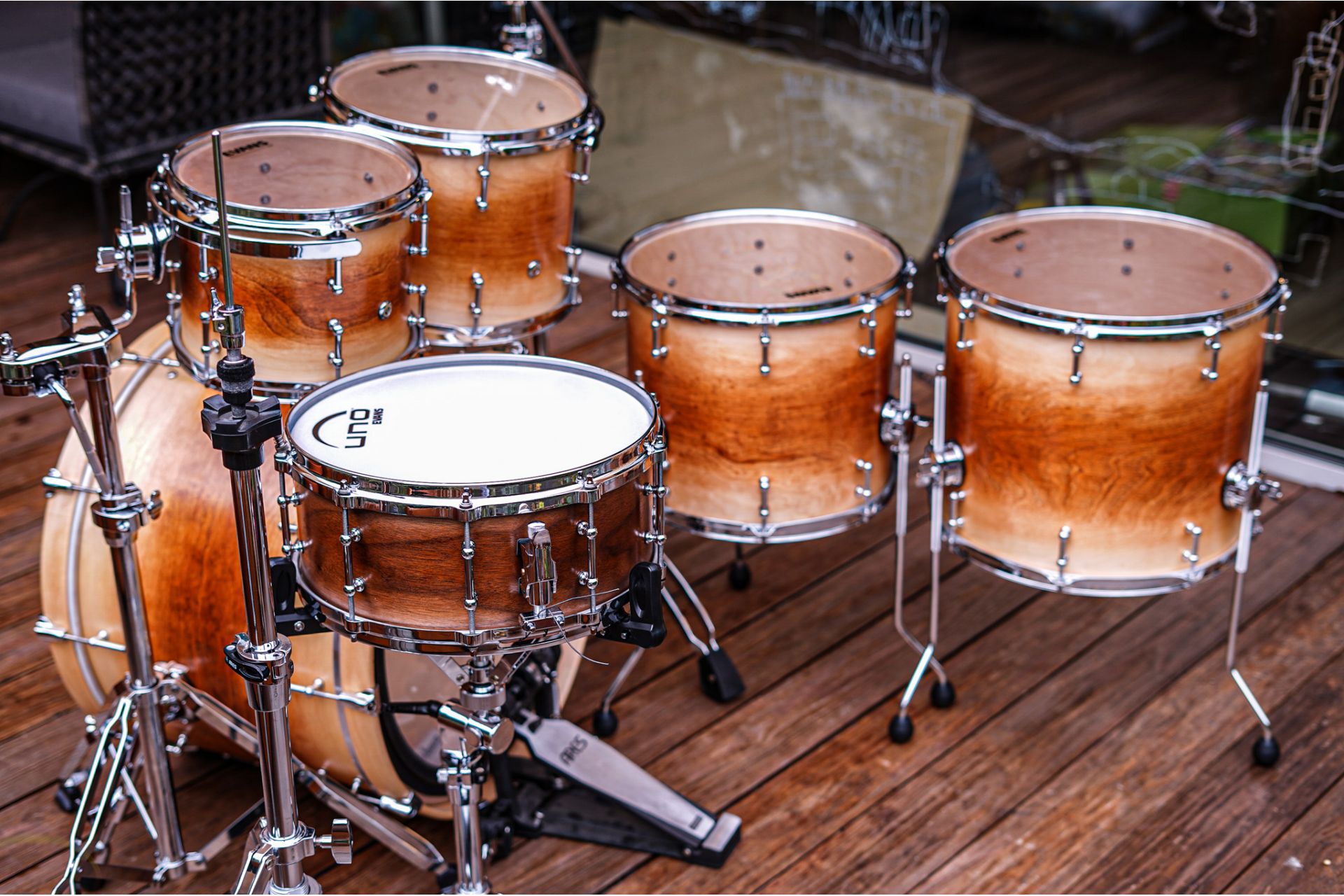 Polmuz Birch Model 1 - 22/10/12/14/16 - Artist Reverse Jatoba Fade — zdjęcie 8