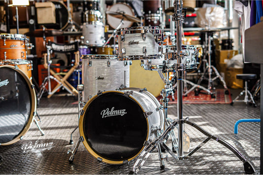 Polmuz Birch Model 3 (16/10/14/14) - no hardware  - white swirl