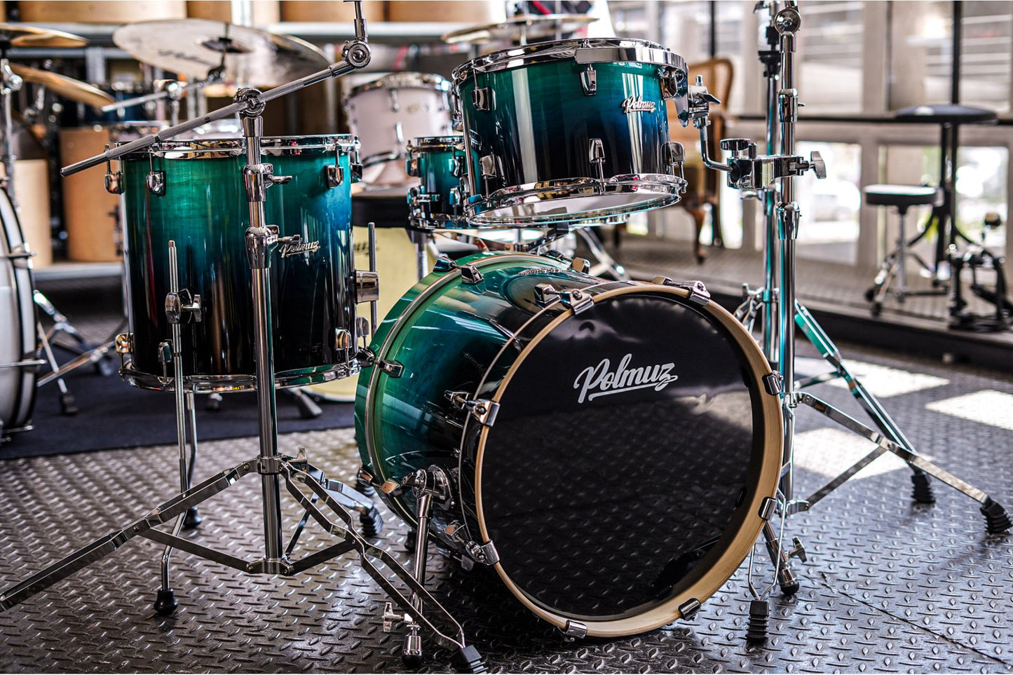 Polmuz Birch Model 3 (18/12/14/14) Blue to Black Fade Lacquer — zdjęcie 6