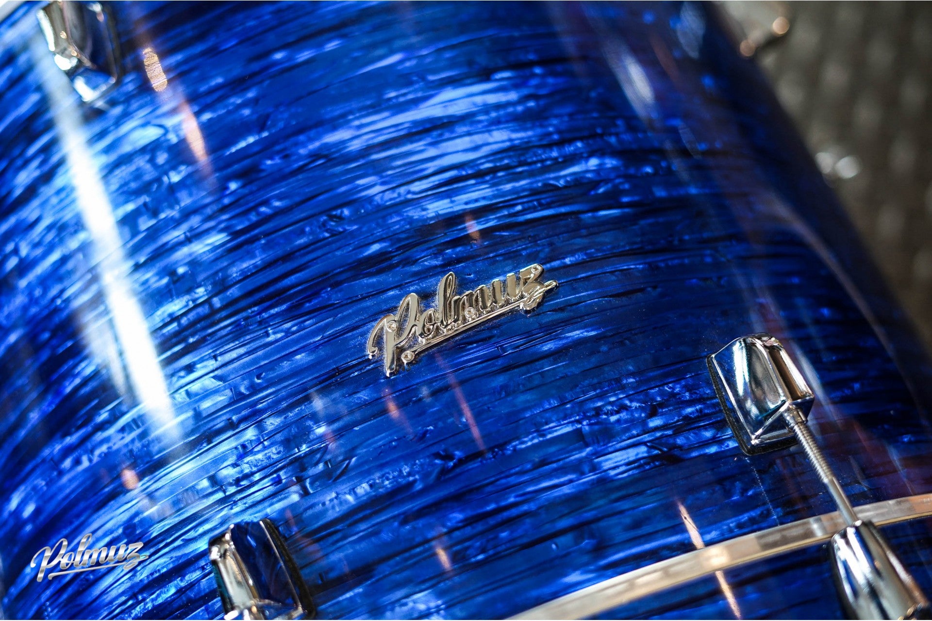 Polmuz Birch Model 3 (18/12/14/14) - no hardware  - blue swirl — zdjęcie 4