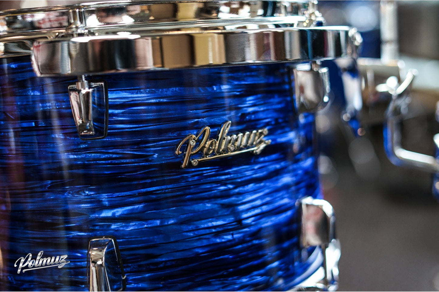 Polmuz Birch Model 3 (18/12/14/14) - no hardware  - blue swirl — zdjęcie 2