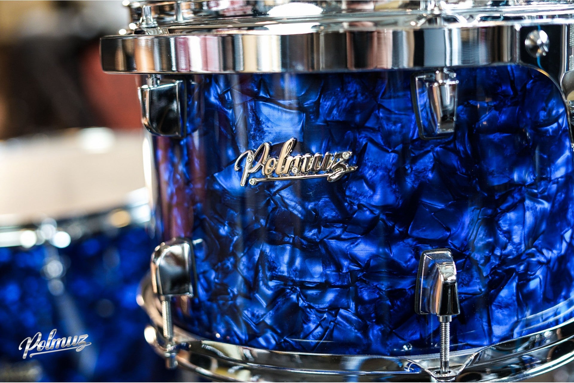 Polmuz Birch Model 3 (18/12/14/14) - no hardware  - vintage blue pearl — zdjęcie 2