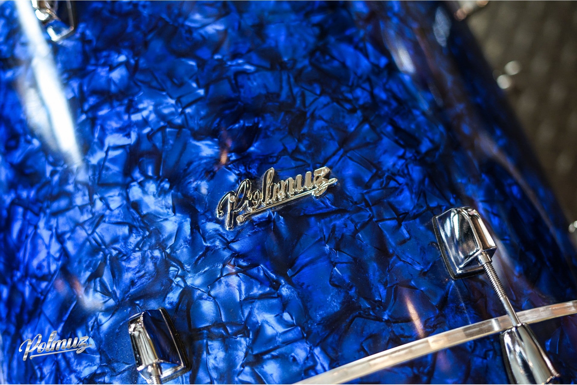 Polmuz Birch Model 3 (18/12/14/14) - no hardware  - vintage blue pearl — zdjęcie 4