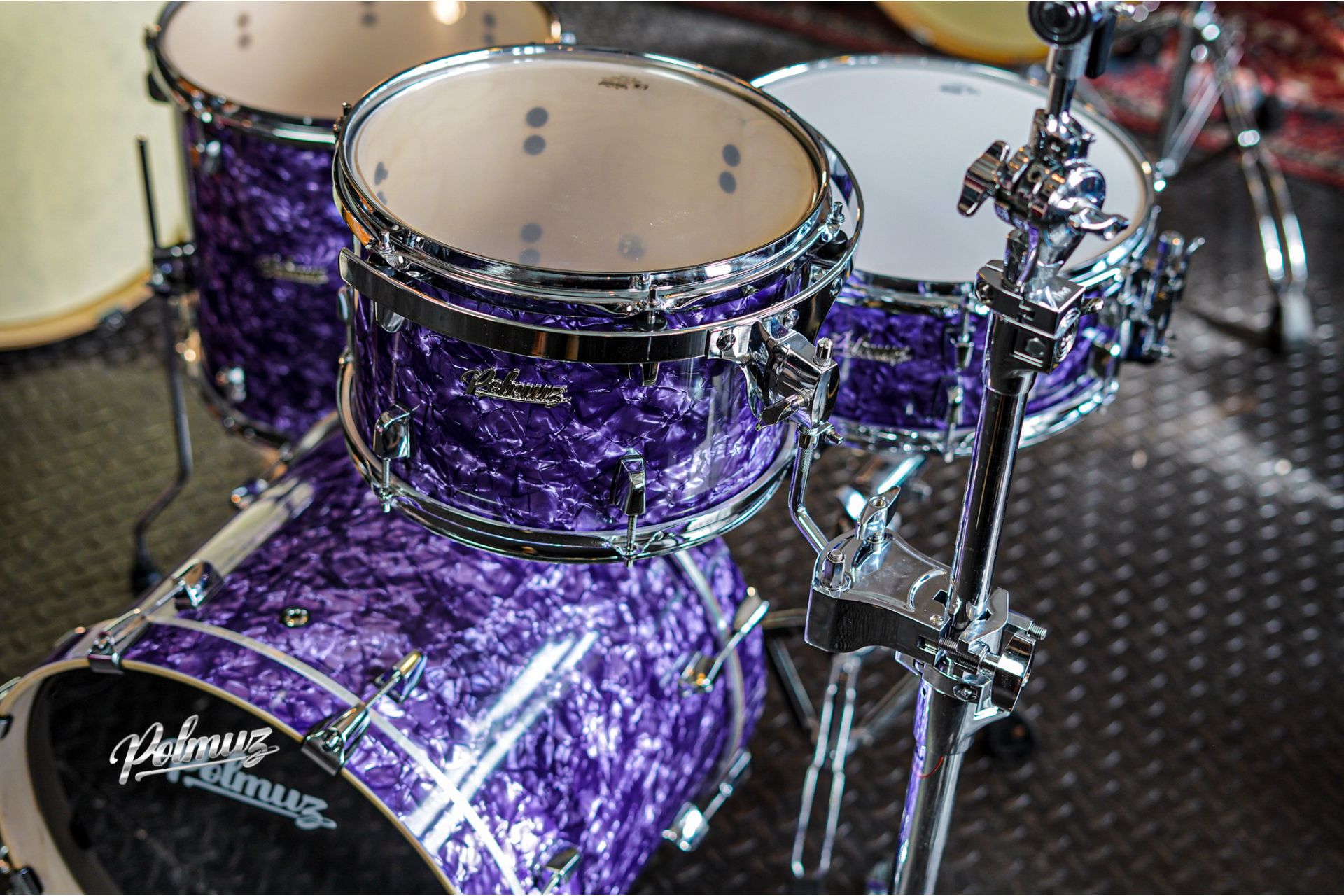 Polmuz Birch Model 3 (18/12/14/14) - no hardware  - vintage purple pearl — zdjęcie 8