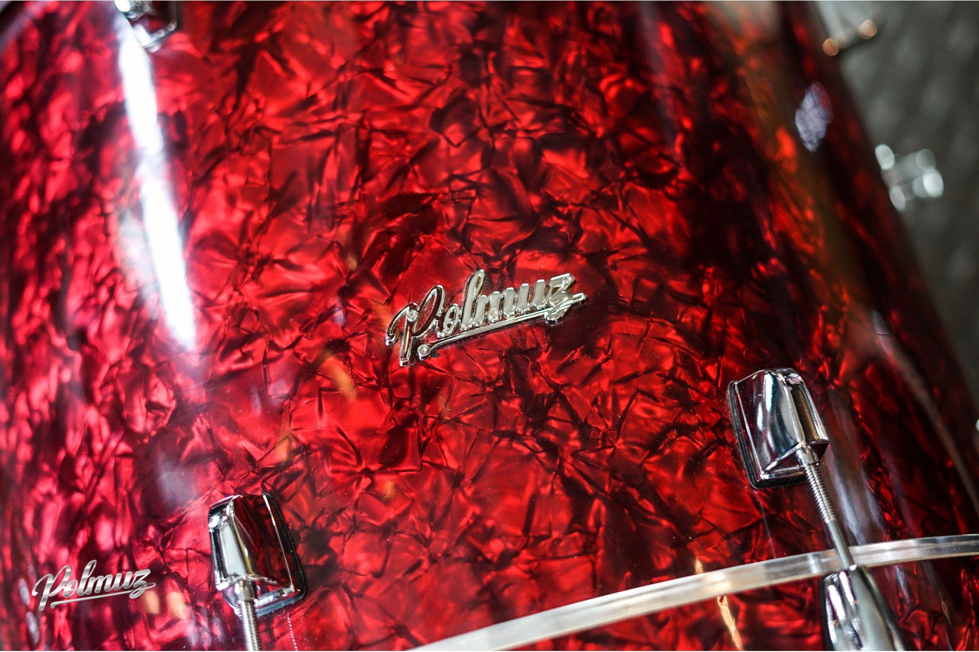 Polmuz Birch Model 3 (18/12/14/14) - no hardware  - vintage red pearl — zdjęcie 4