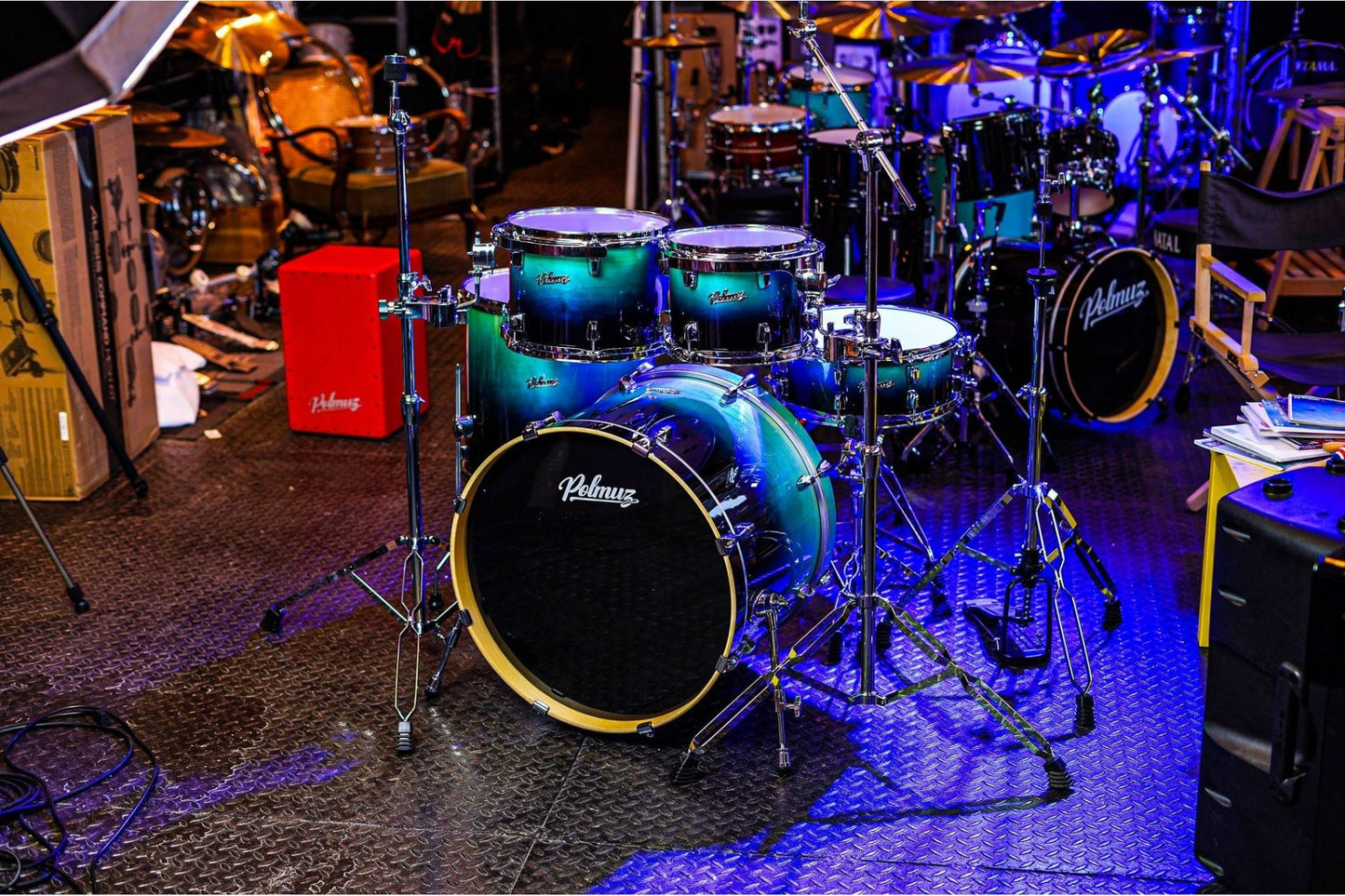 Polmuz Birch Model 3 (20/10/12/16/14) Blue to black fade