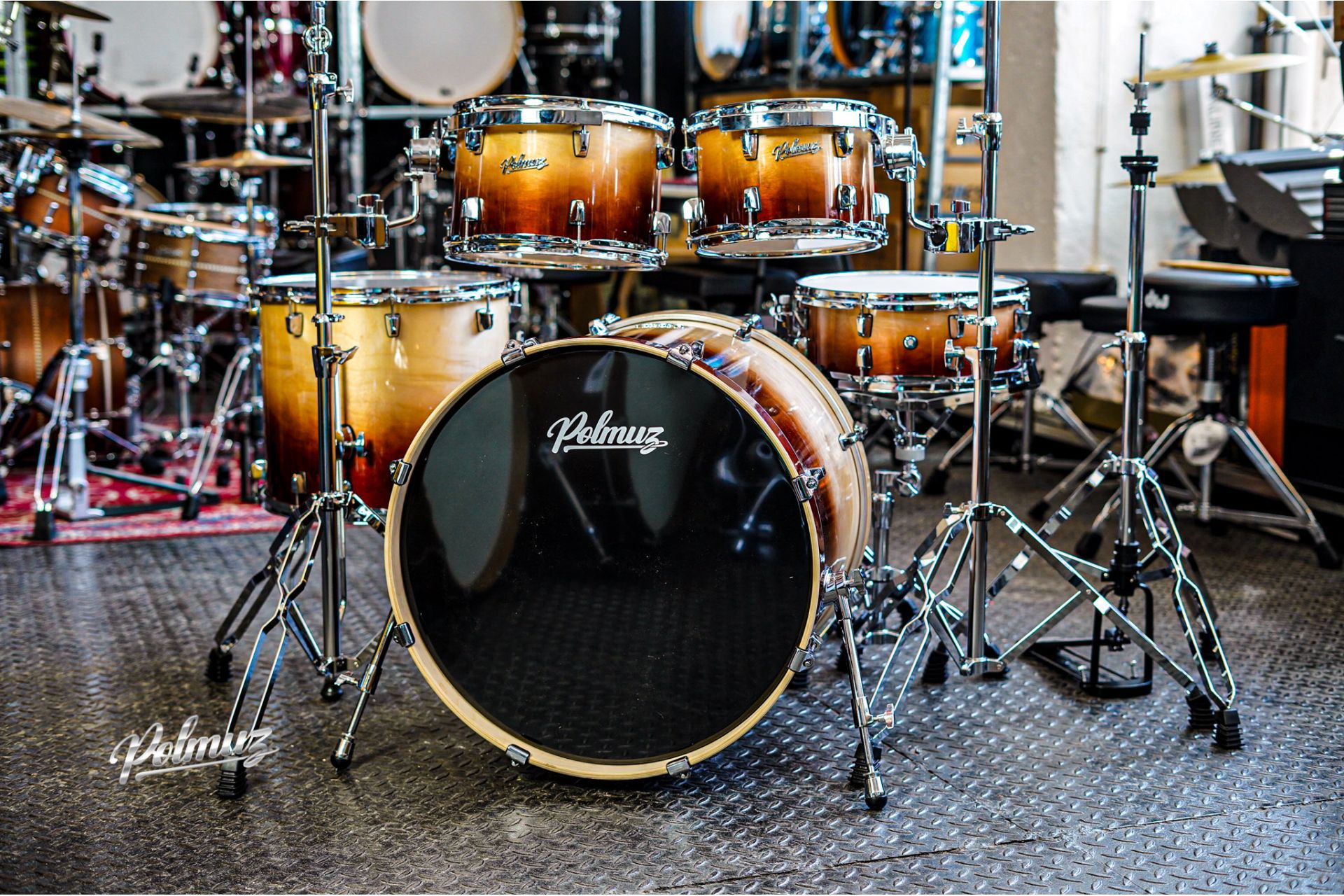 Polmuz Birch Model 3 (20/10/12/16/14) Coffee Fade Lacquer