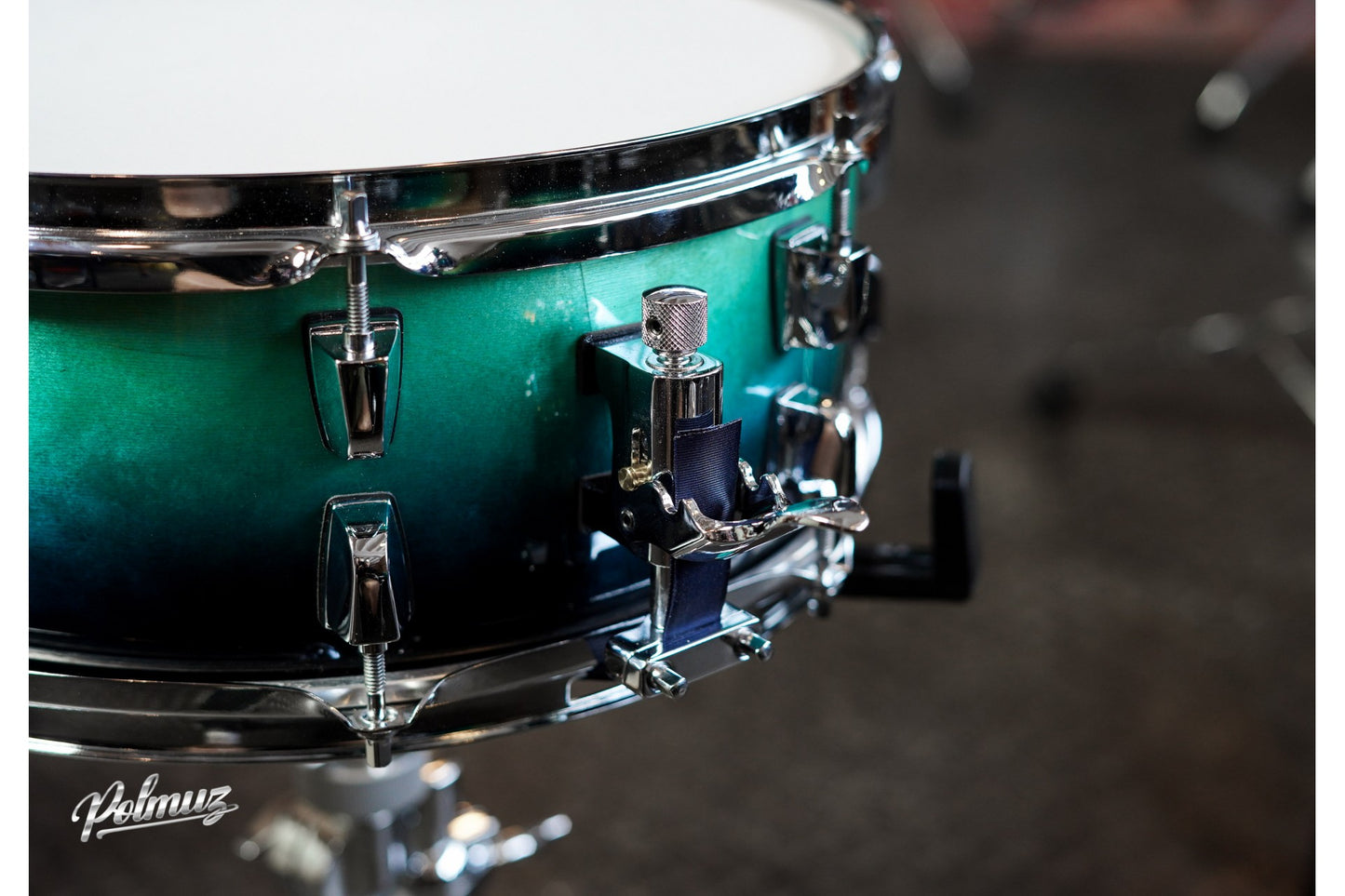 Polmuz Birch Snare 14x6,5 Blue Black Fade lacquer — zdjęcie 4