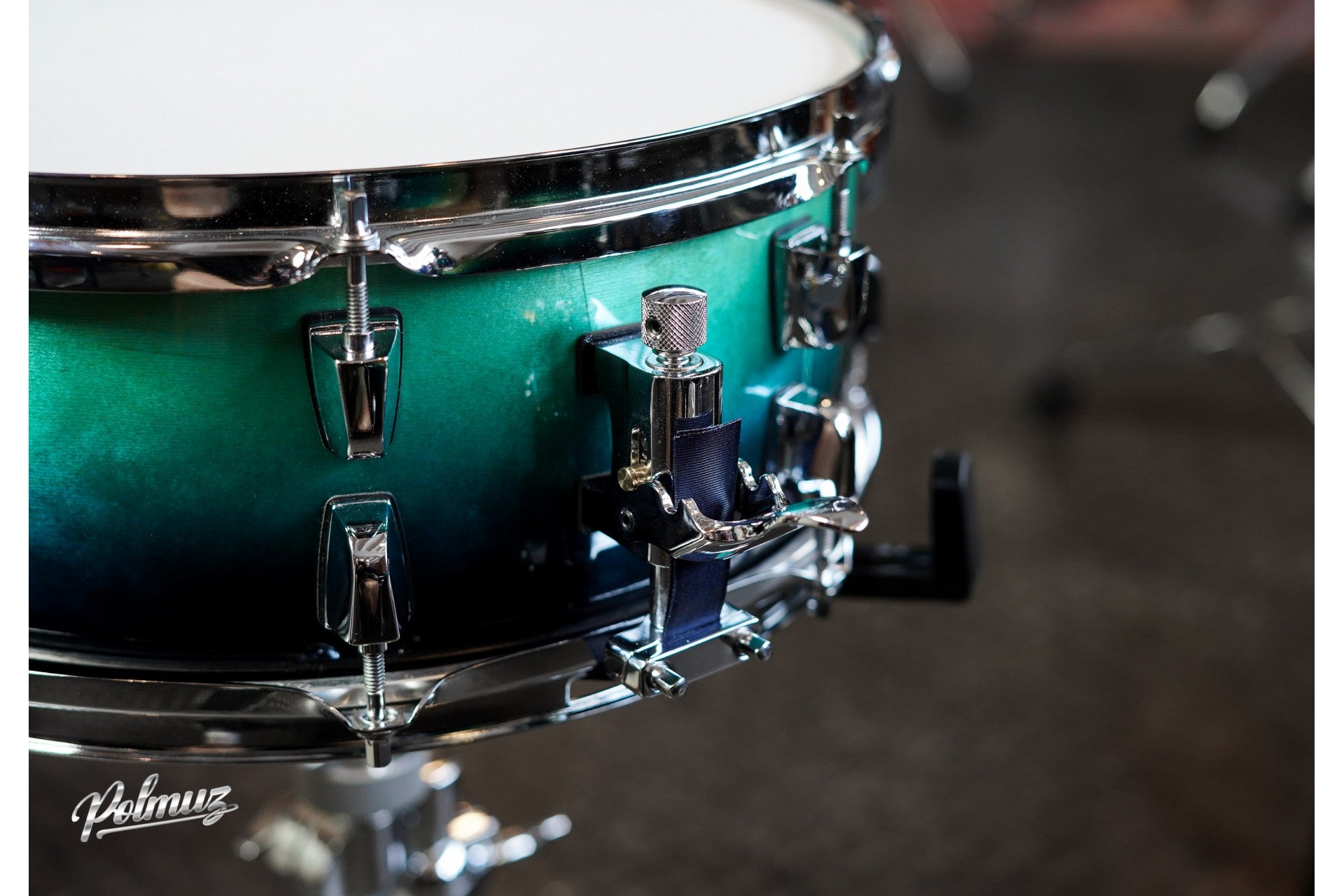 Polmuz Birch Snare 14x6,5 Blue Black Fade lacquer — zdjęcie 4