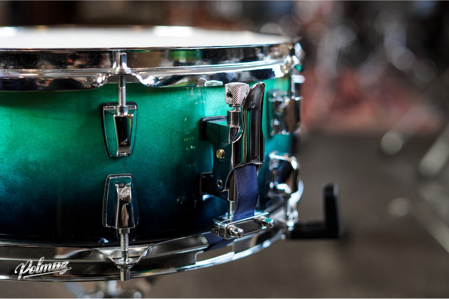 Polmuz Birch Snare 14x6,5 Blue Black Fade lacquer — zdjęcie 2