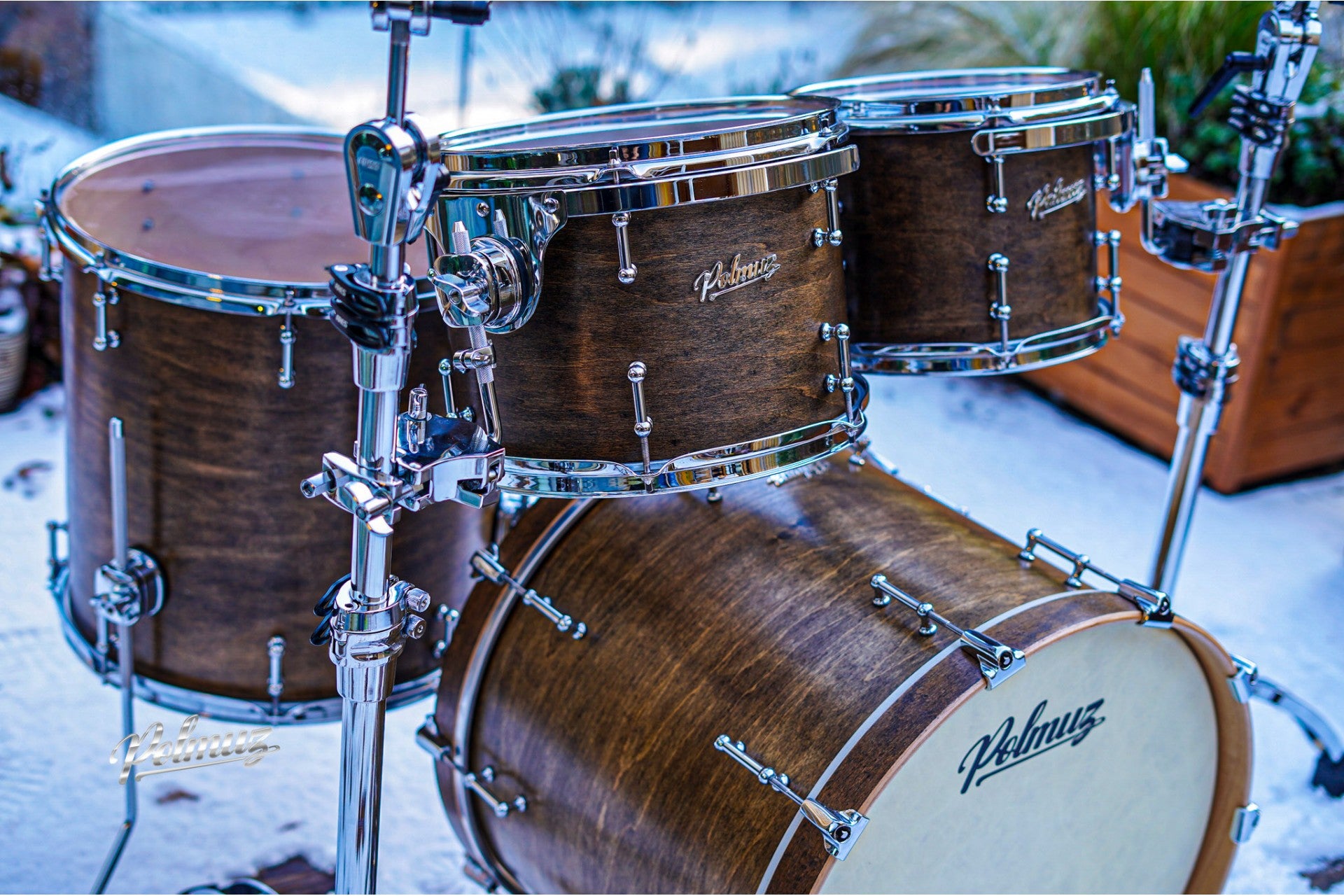 Polmuz drums Maple Model 1 - 20/10/12/16 - Satin Brown — zdjęcie 8