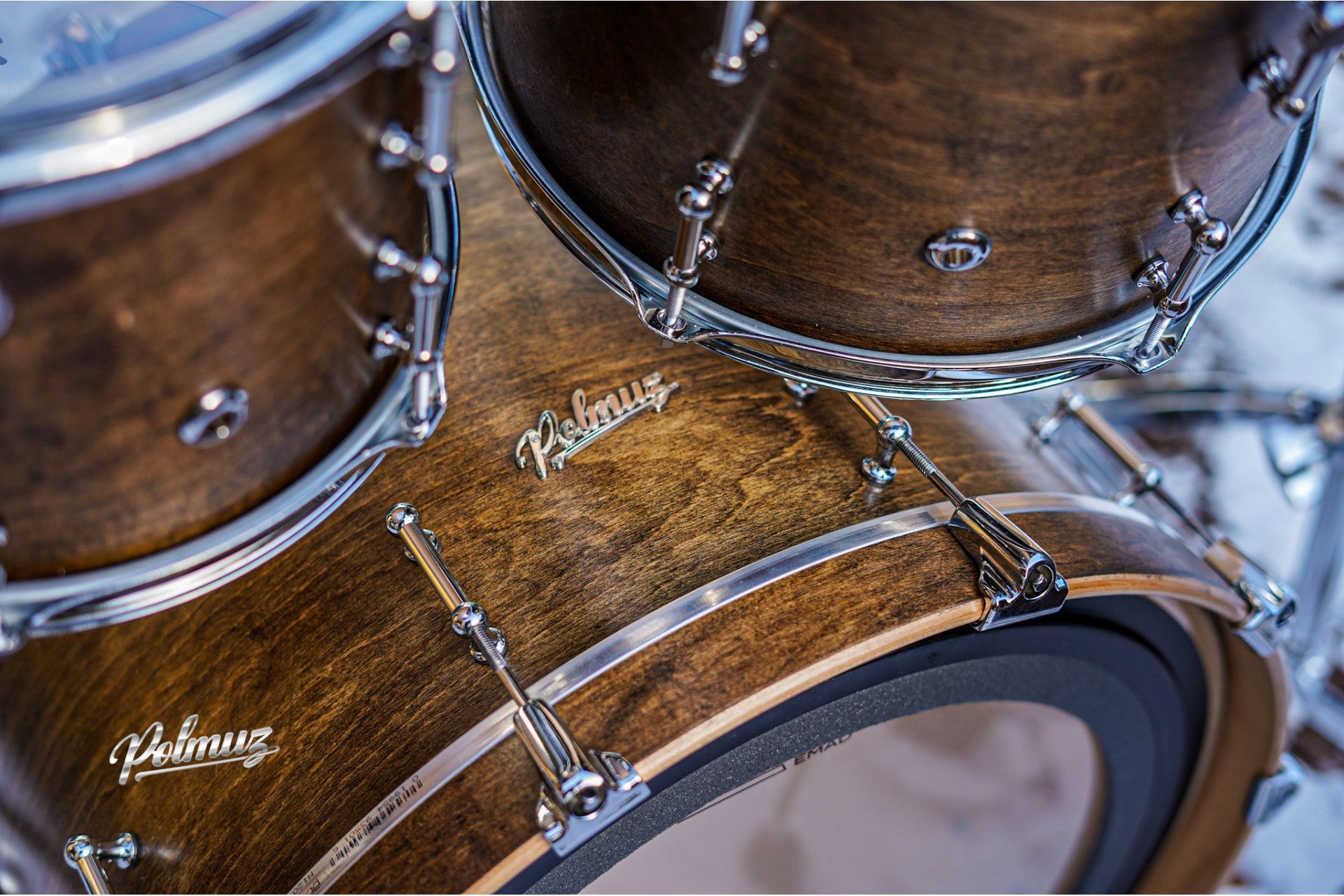 Polmuz drums Maple Model 1 - 20/10/12/16 - Satin Brown — zdjęcie 4