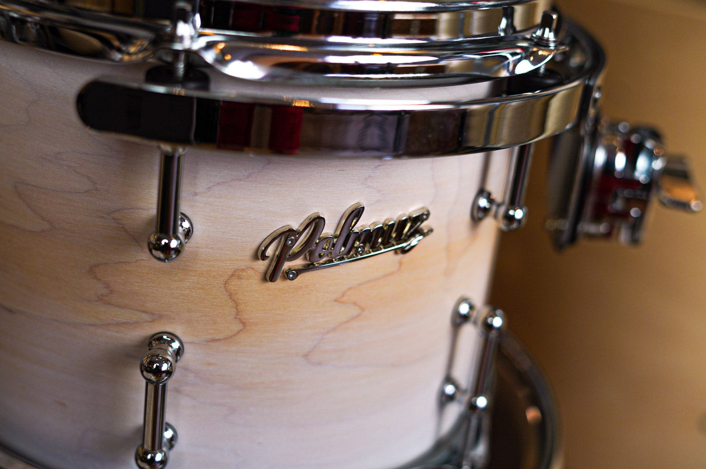 Polmuz drums Maple Model 1 - 20/10/12/16/14SD - Artist Satin White Fade — zdjęcie 9