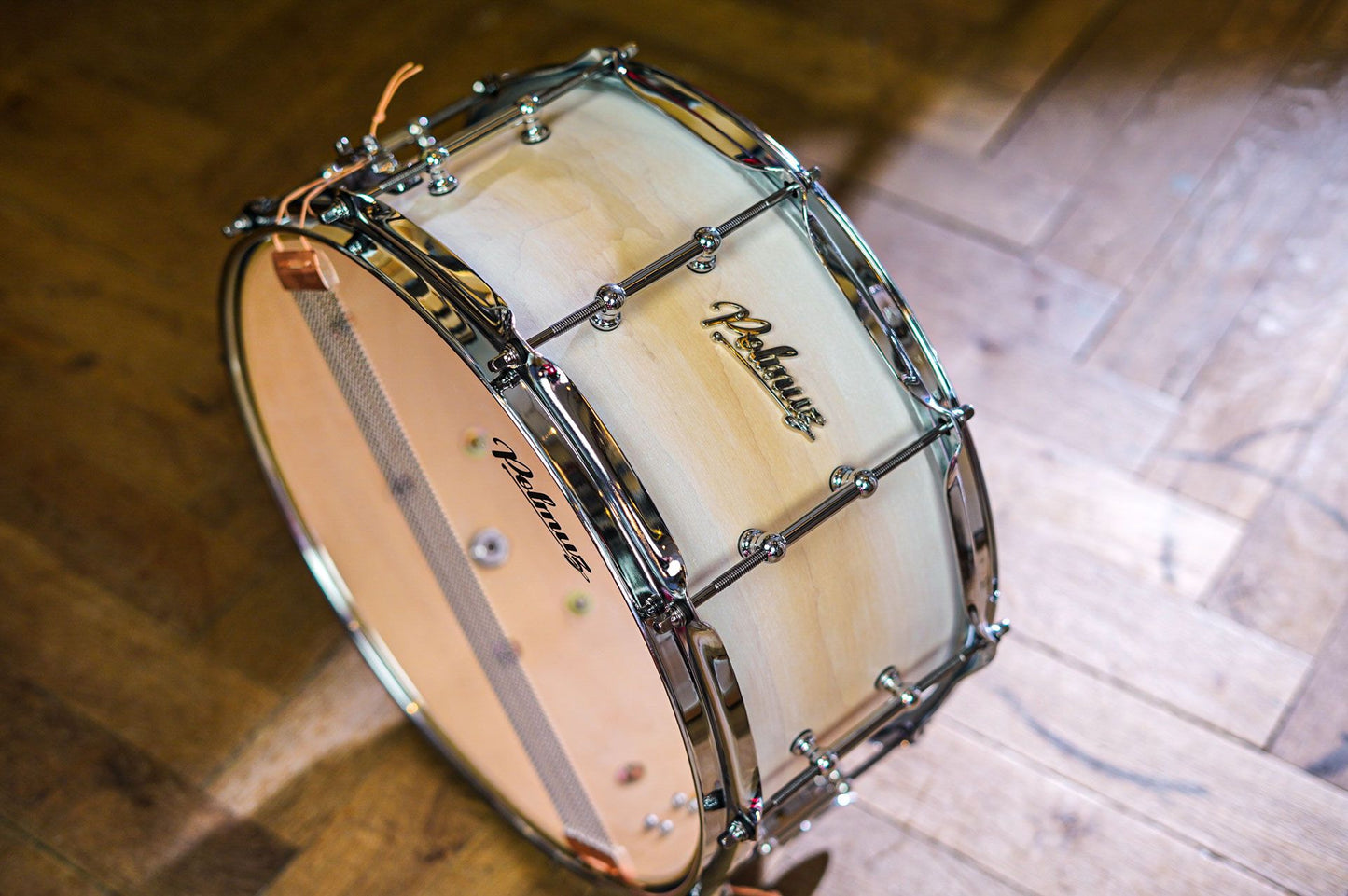 Polmuz drums Maple Model 1 - 20/10/12/16/14SD - Artist Satin White Fade — zdjęcie 4